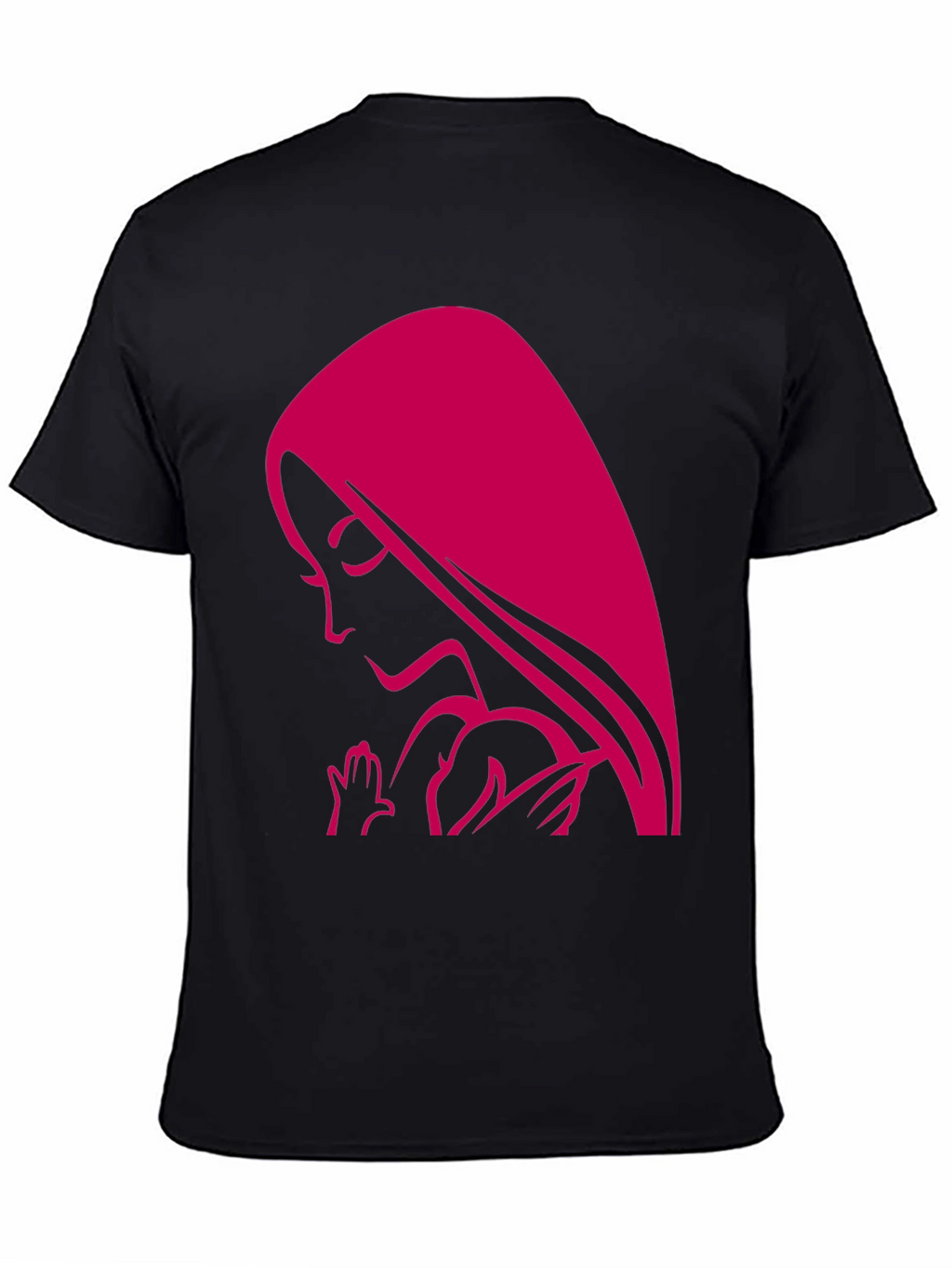 Madonna & Child Graphic Tee - Black Unisex T-Shirt