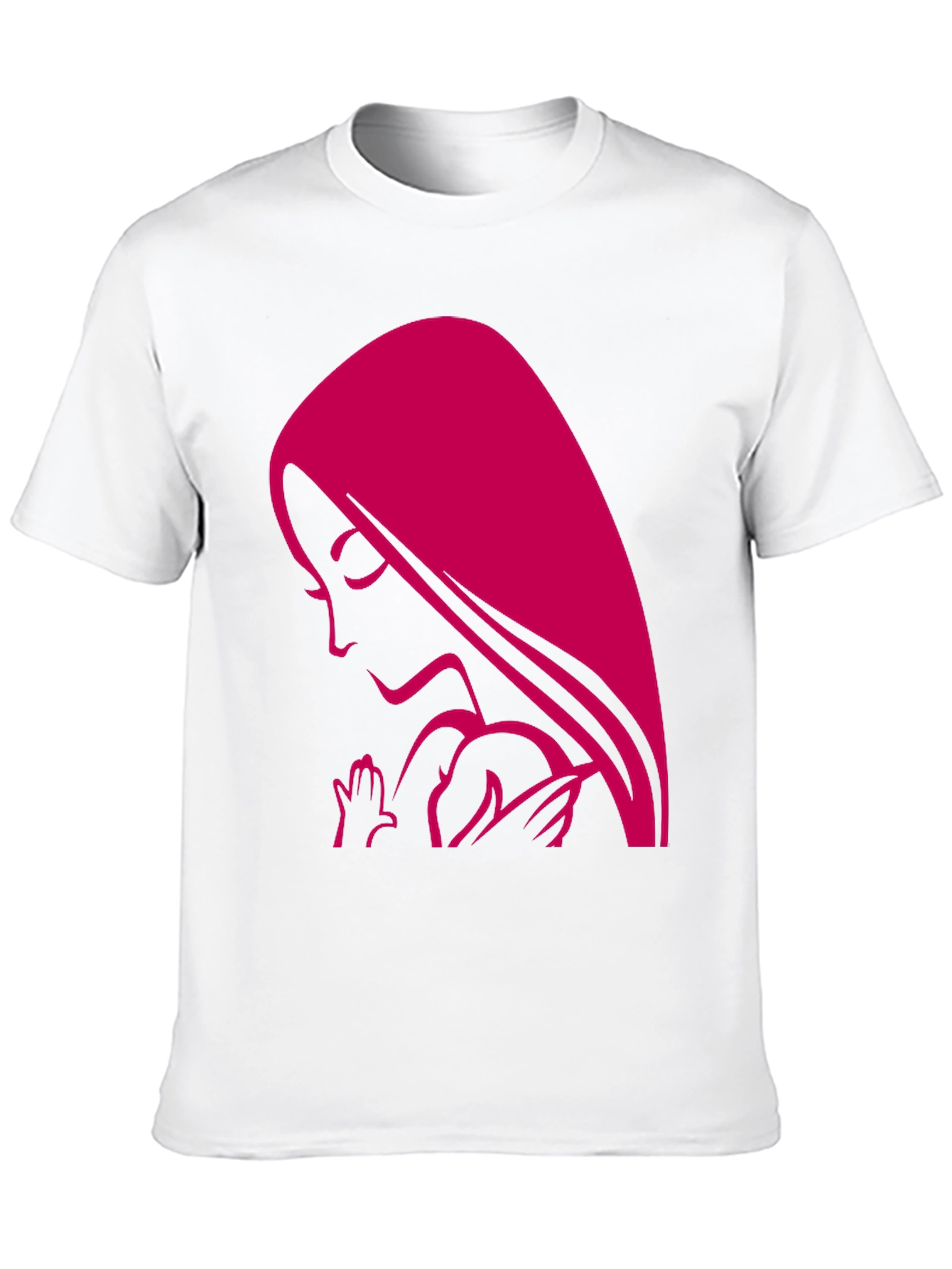 Madonna & Child Graphic Tee - Black Unisex T-Shirt