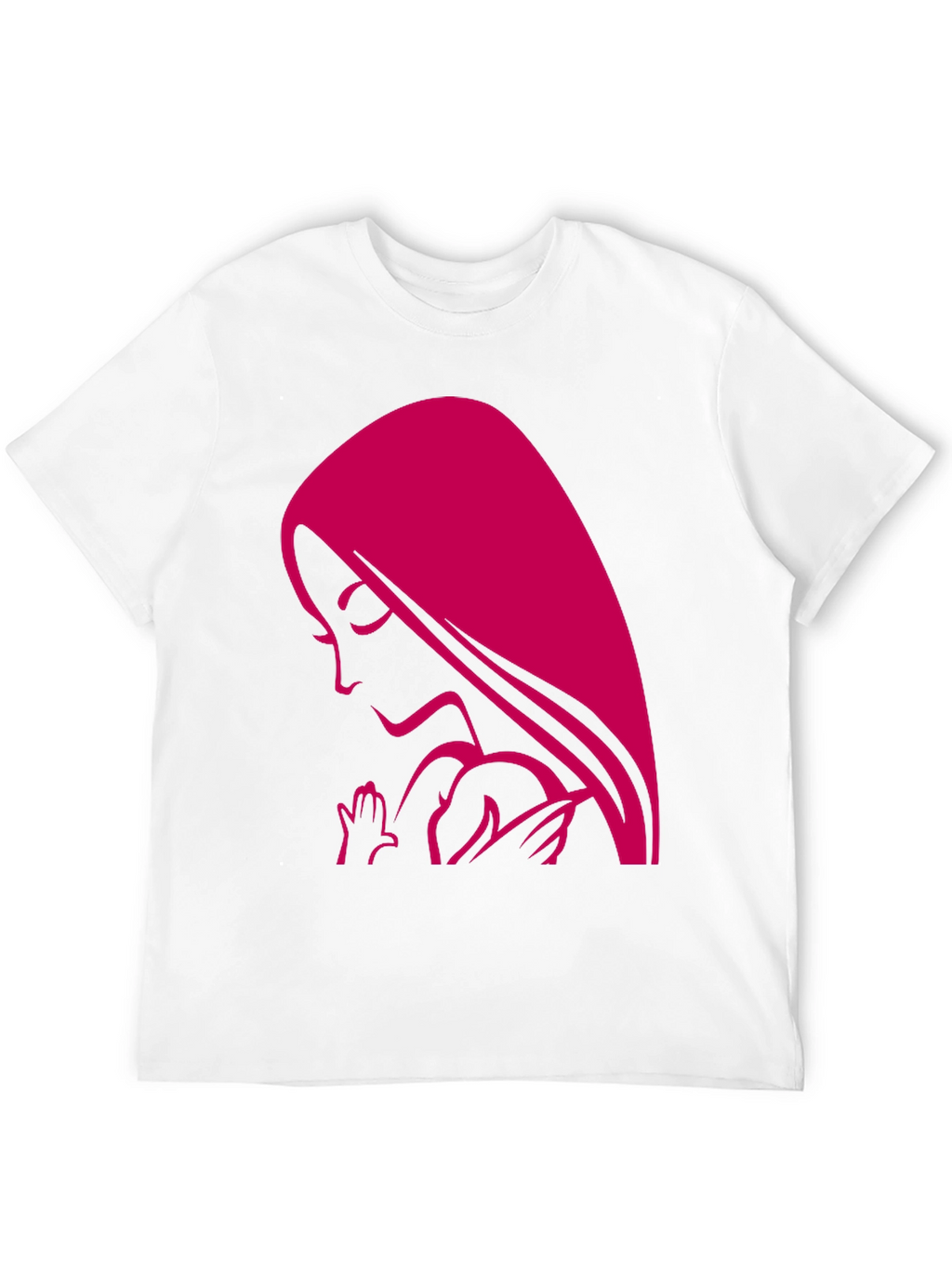 Madonna & Child Graphic Tee - Black Unisex T-Shirt