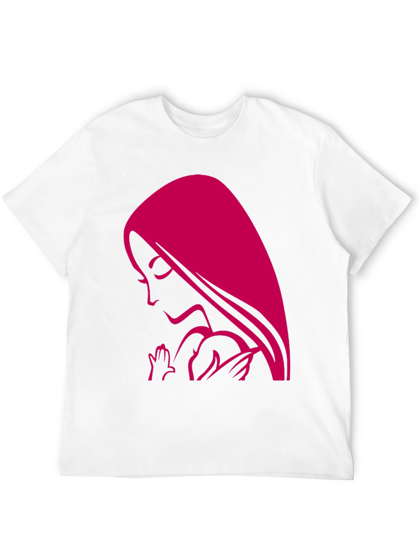 Madonna & Child Graphic Tee - Black Unisex T-Shirt