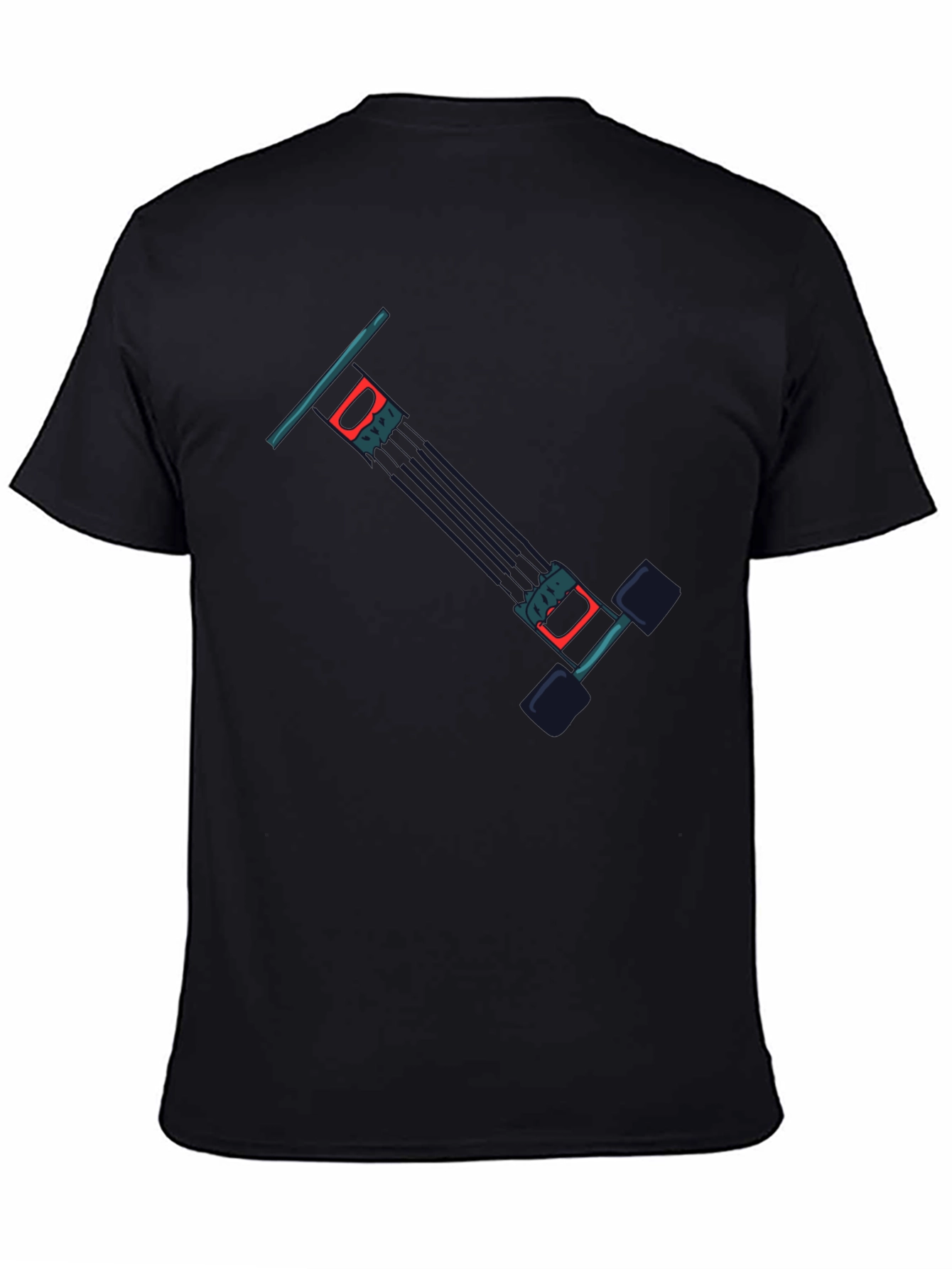 Graphic Tee: Abstract Pogo Stick Design
