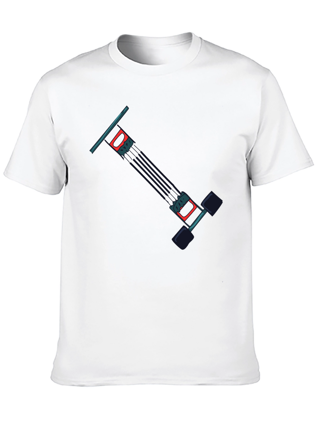 Graphic Tee: Abstract Pogo Stick Design