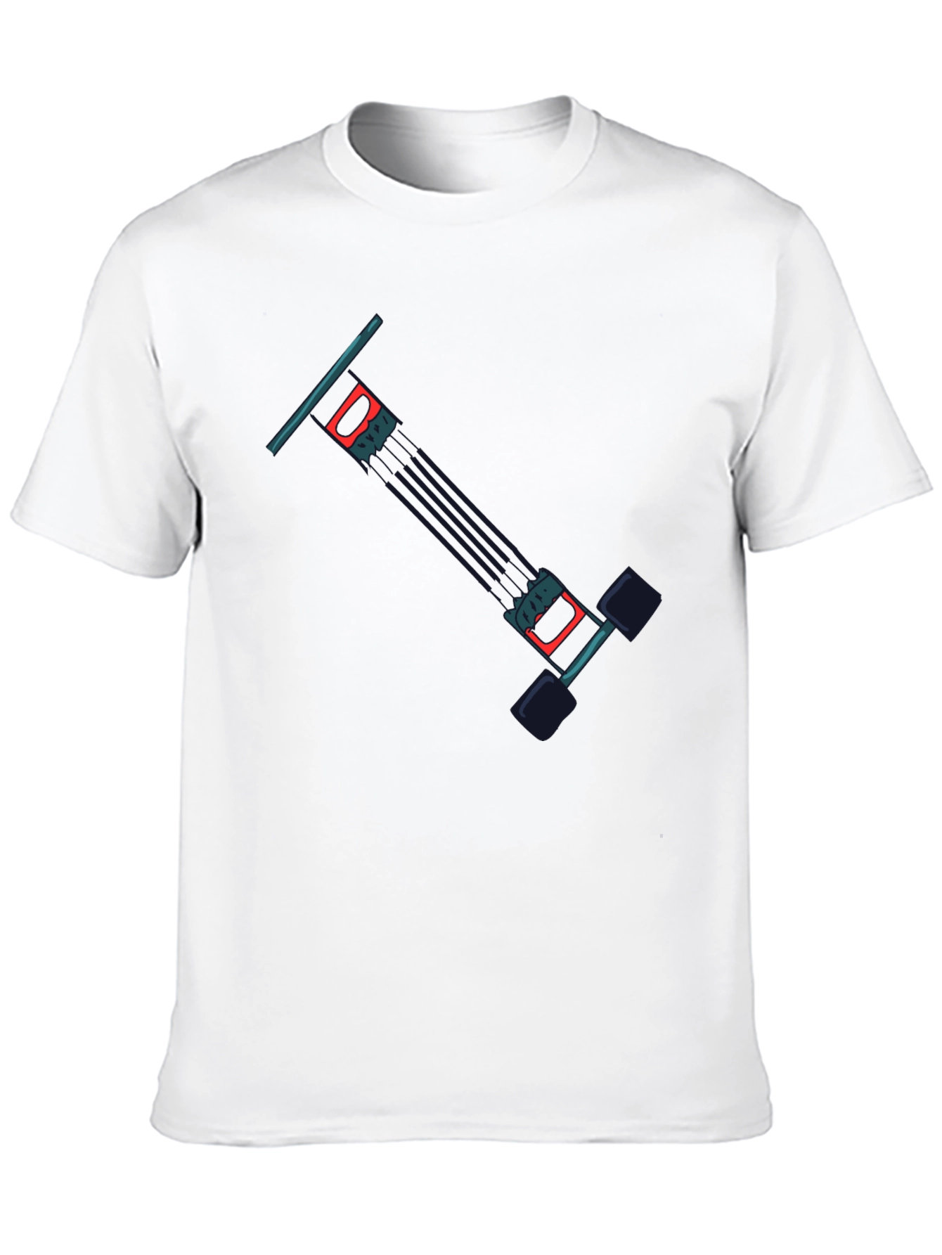 Graphic Tee: Abstract Pogo Stick Design