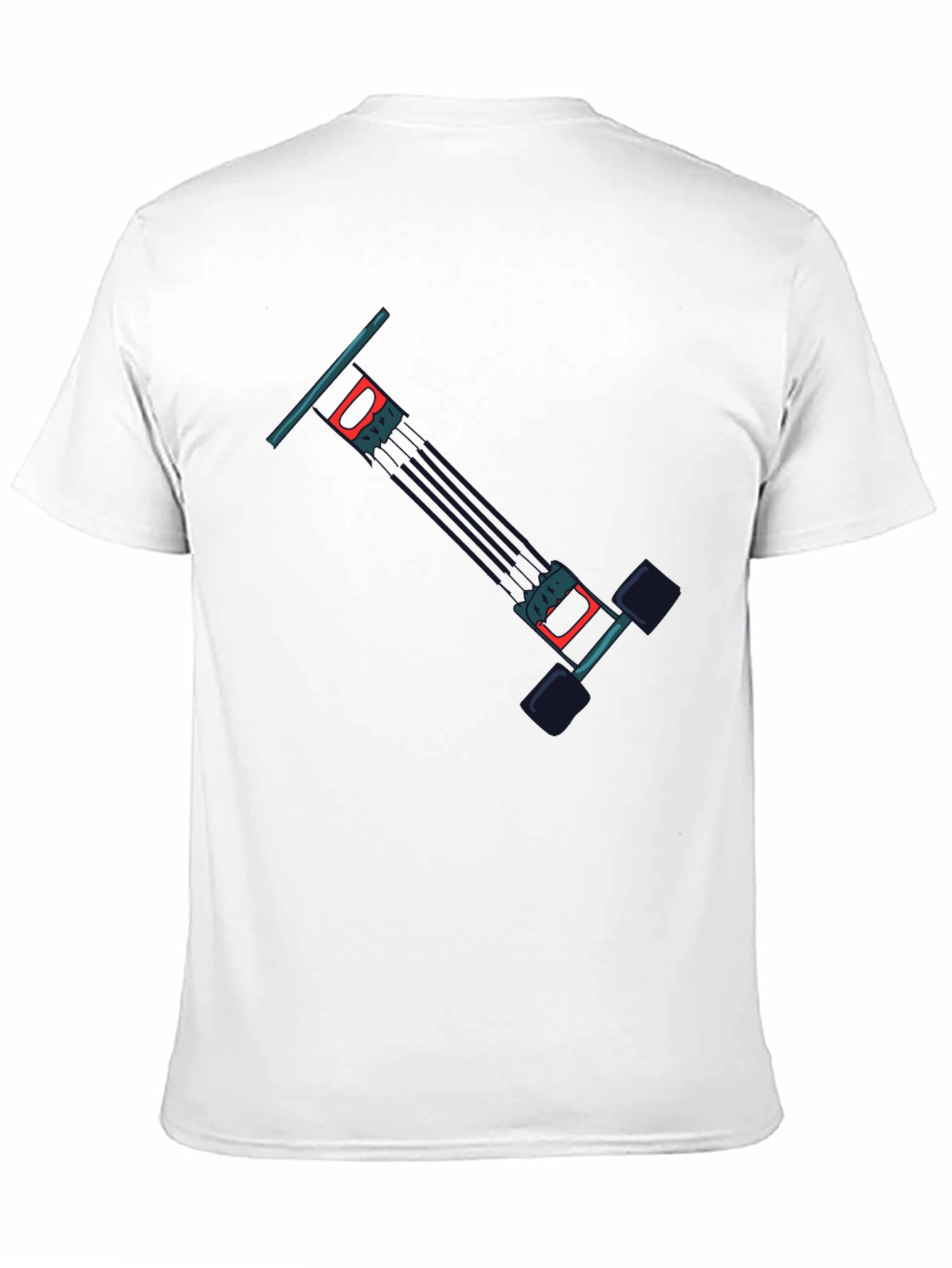 Graphic Tee: Abstract Pogo Stick Design