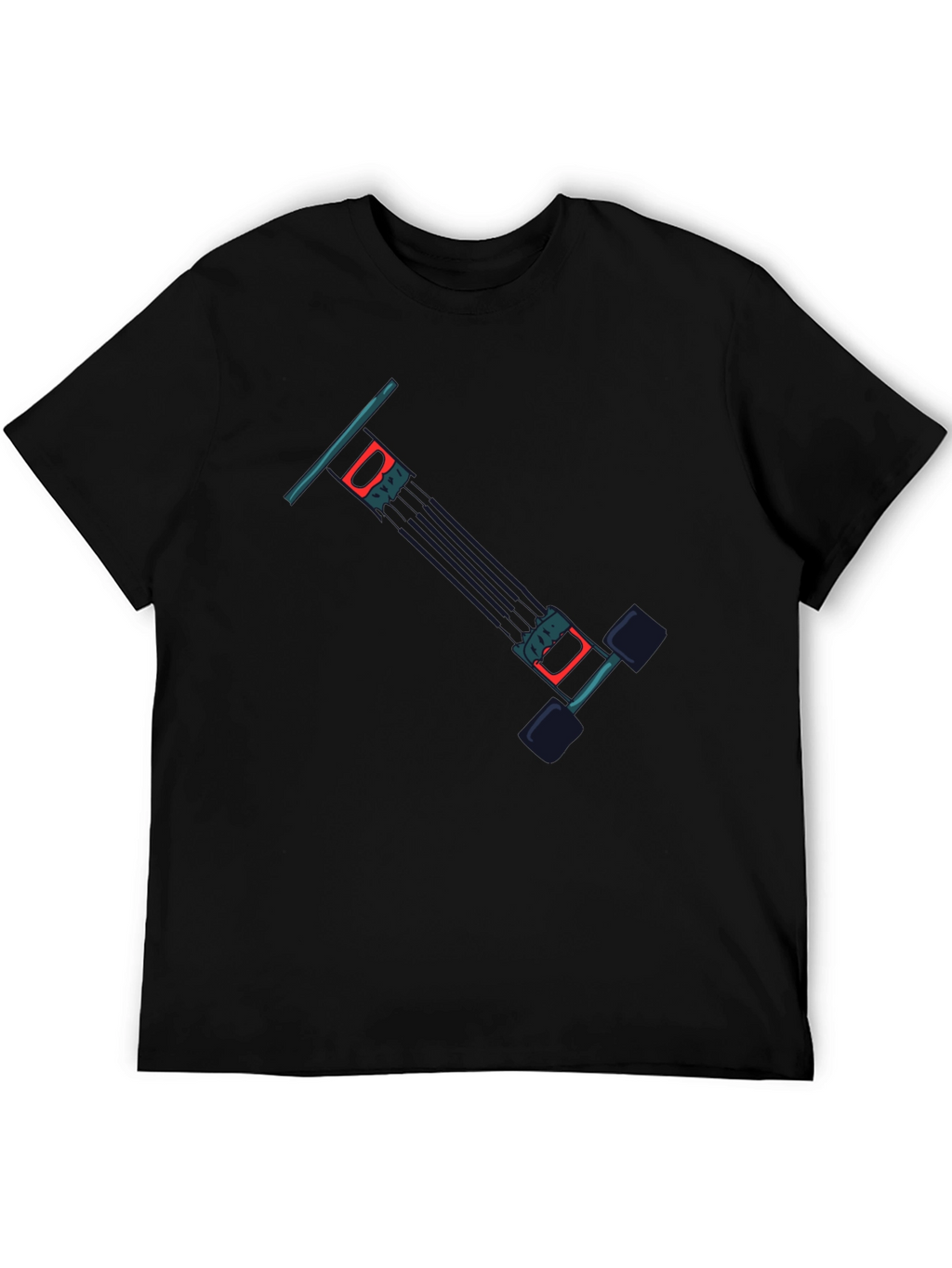 Graphic Tee: Abstract Pogo Stick Design