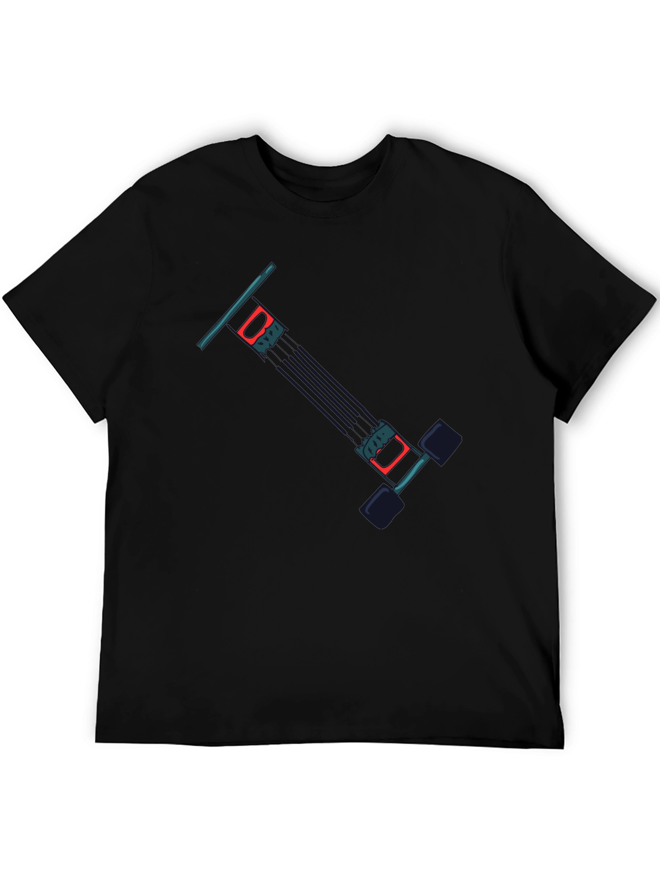 Graphic Tee: Abstract Pogo Stick Design
