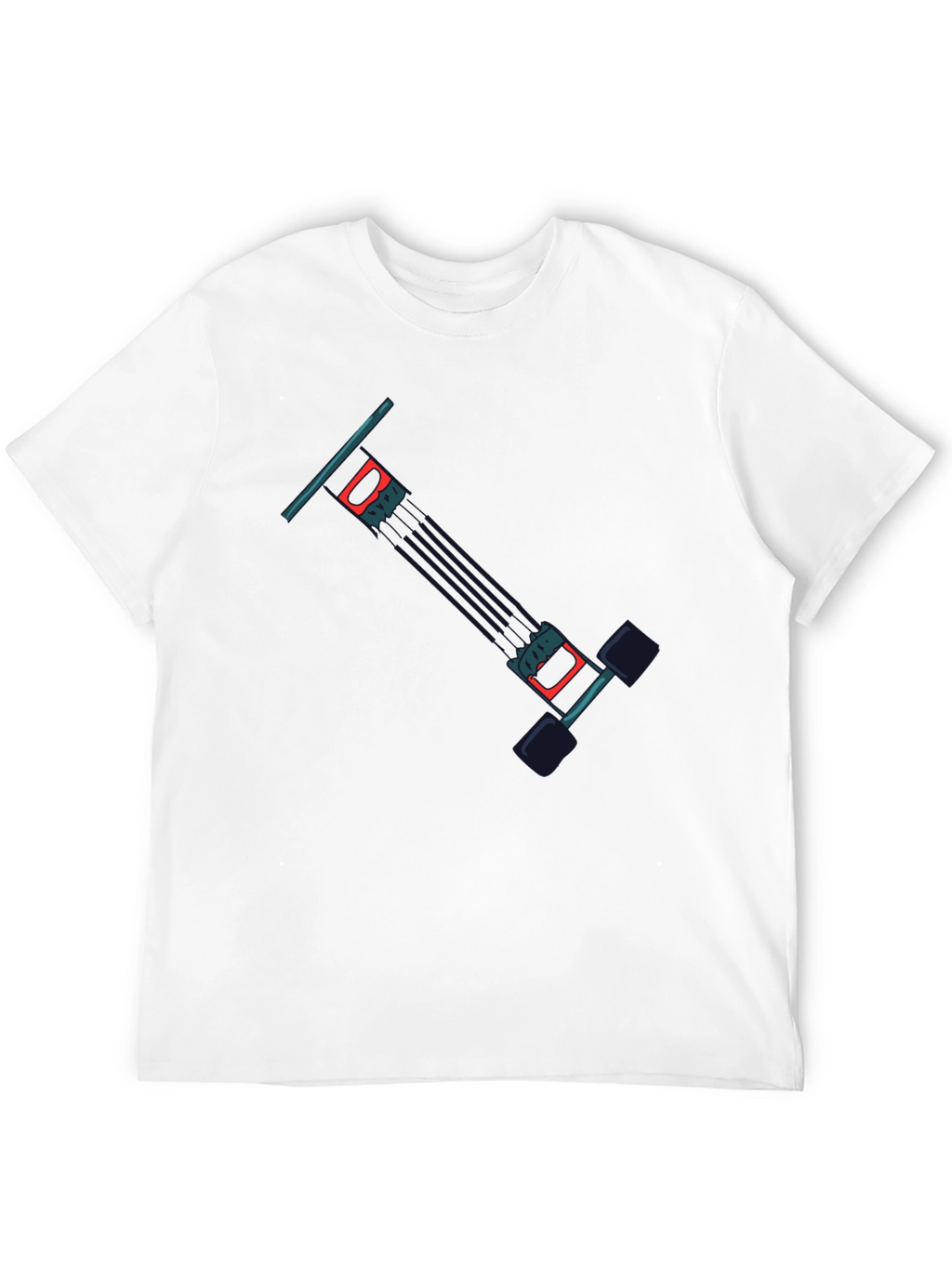 Graphic Tee: Abstract Pogo Stick Design