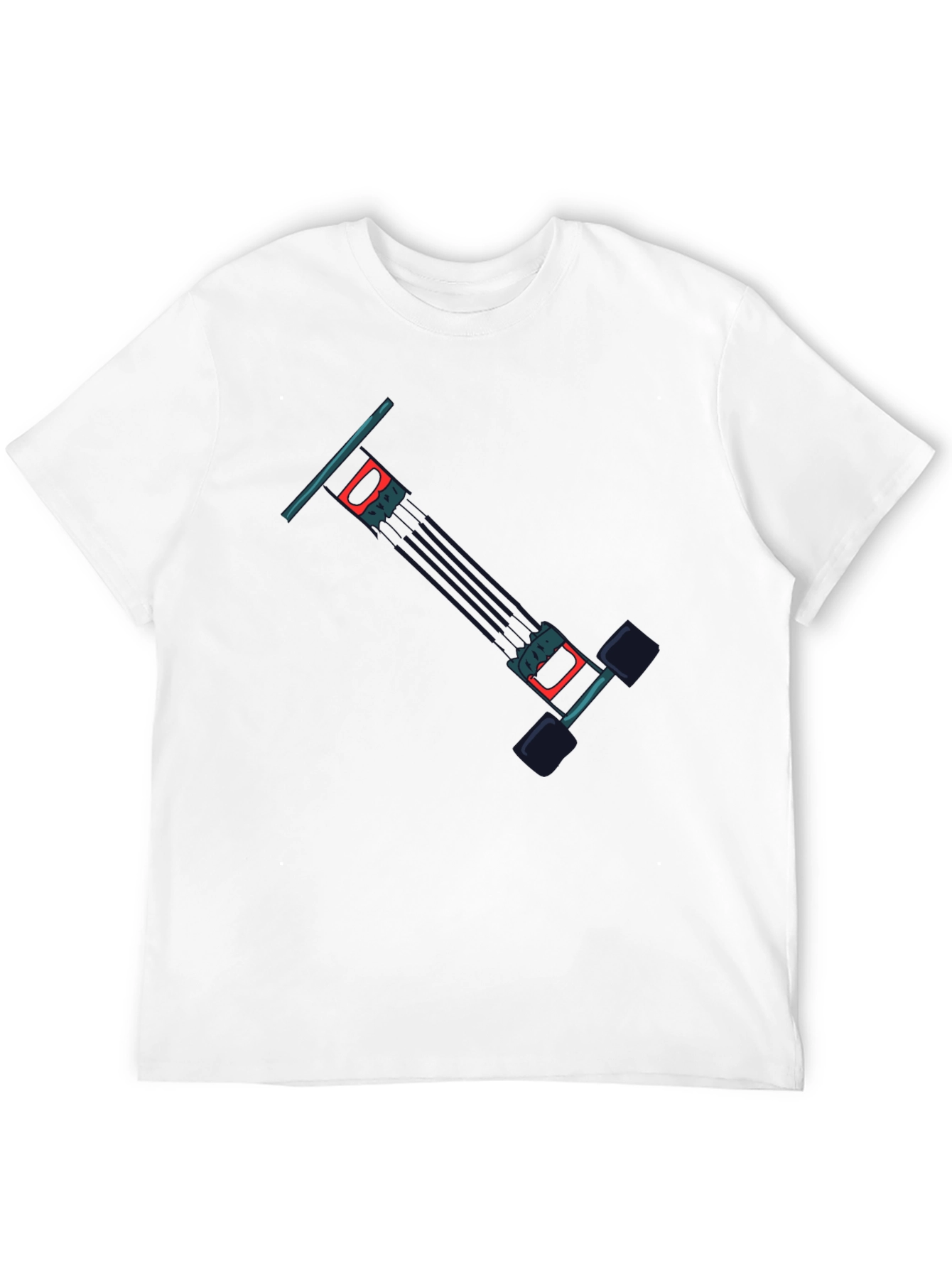 Graphic Tee: Abstract Pogo Stick Design