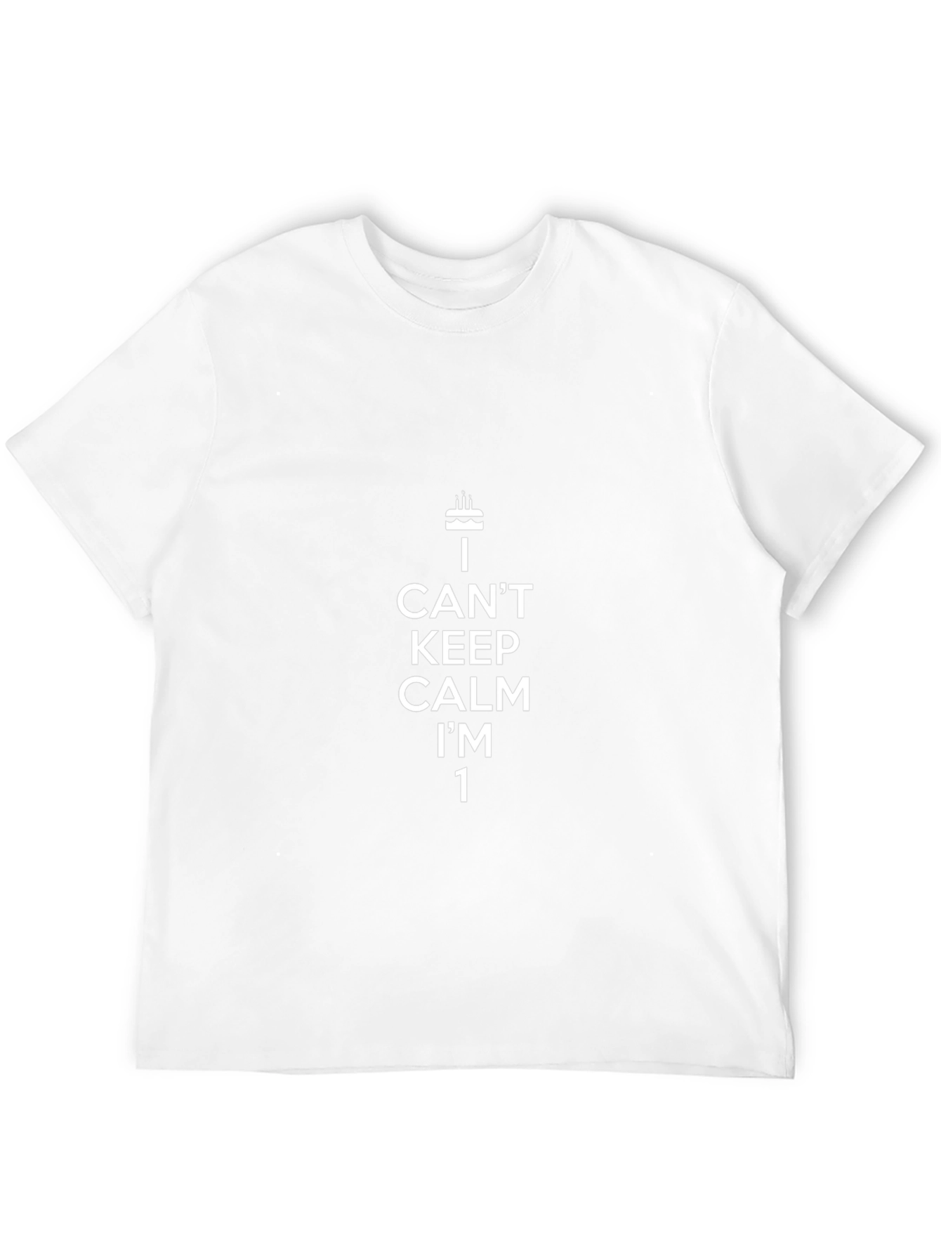 I Cant Keep Calm Im 1st Birthday T-Shirt