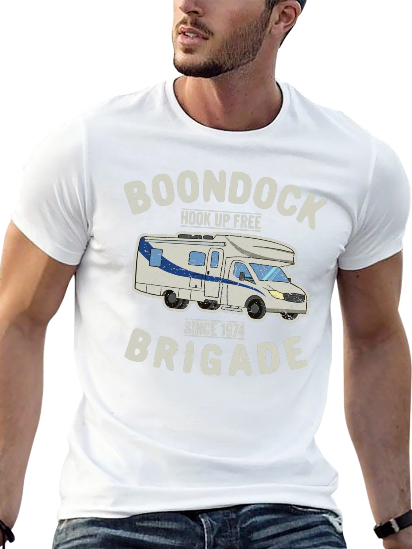 Boondock Brigade Graphic T-Shirt - Hook Up Free
