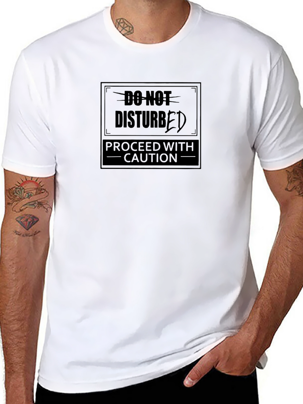 Do Not Disturb T-Shirt - Caution Graphic Tee