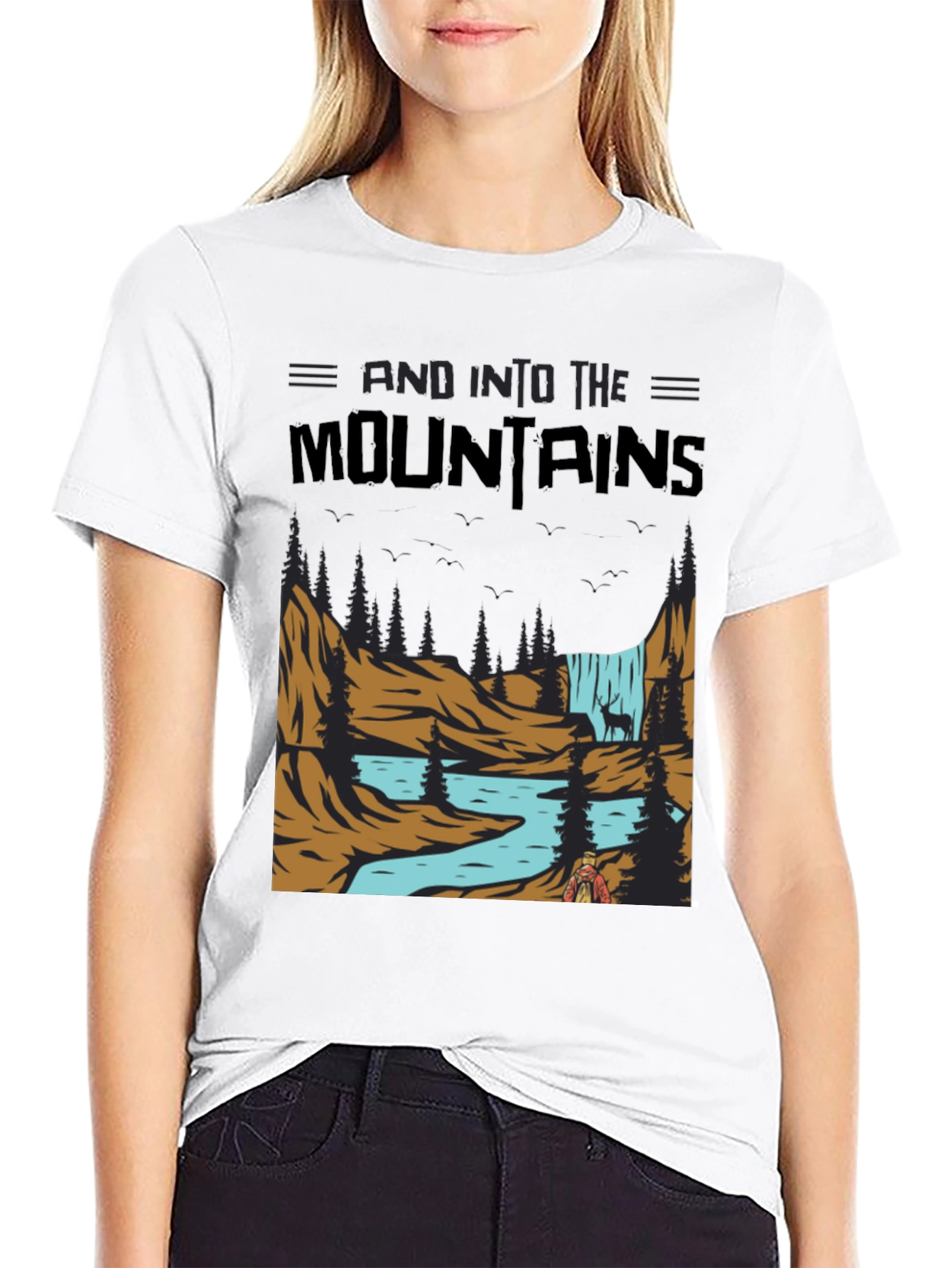 Mountains Graphic Tee - Nature Adventure Shirt