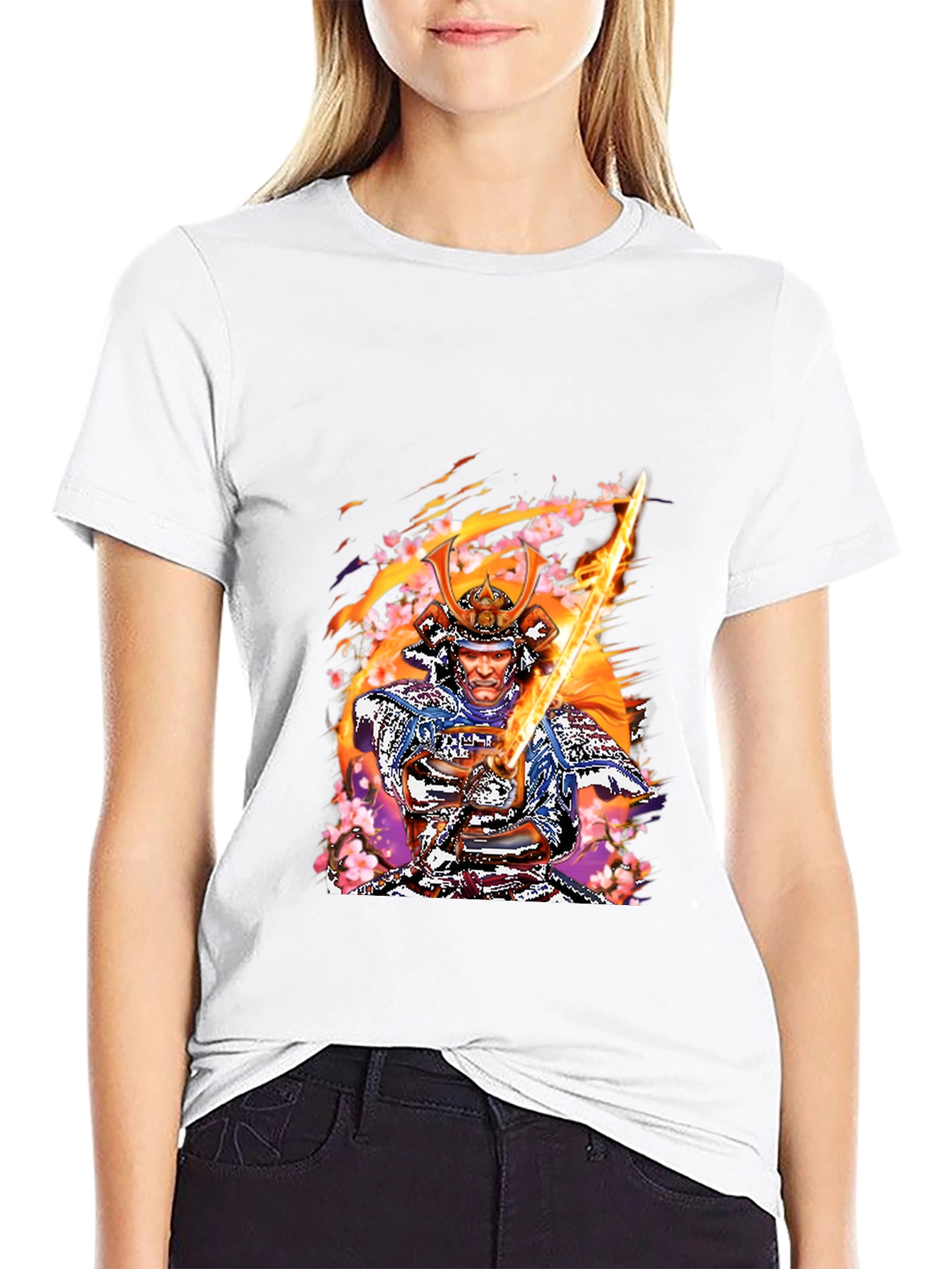 Samurai Warrior Graphic T-Shirt - Classic Design