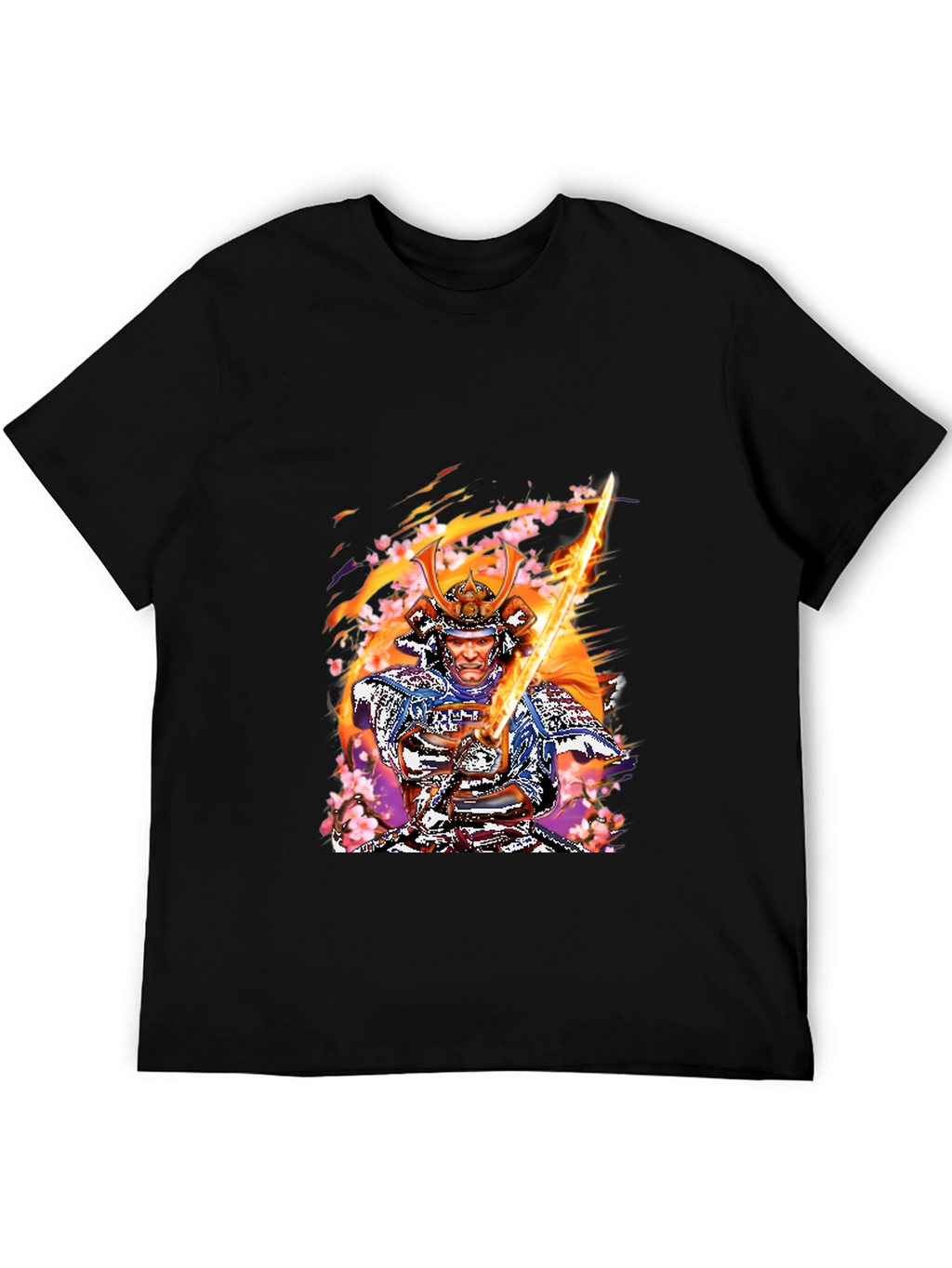 Samurai Warrior Graphic T-Shirt - Classic Design