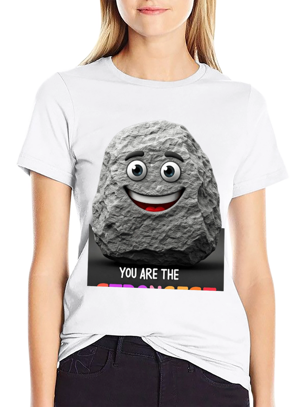 Strong As A Rock Graphic T-Shirt