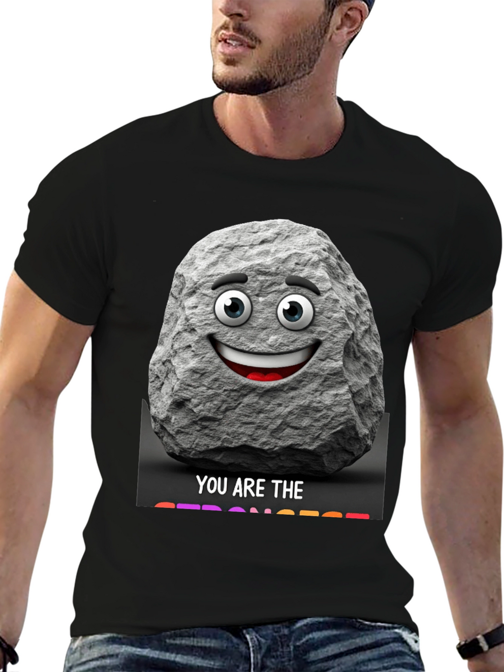 Strong As A Rock Graphic T-Shirt