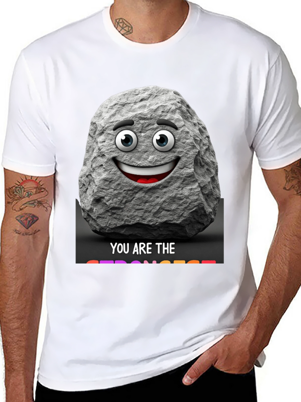 Strong As A Rock Graphic T-Shirt