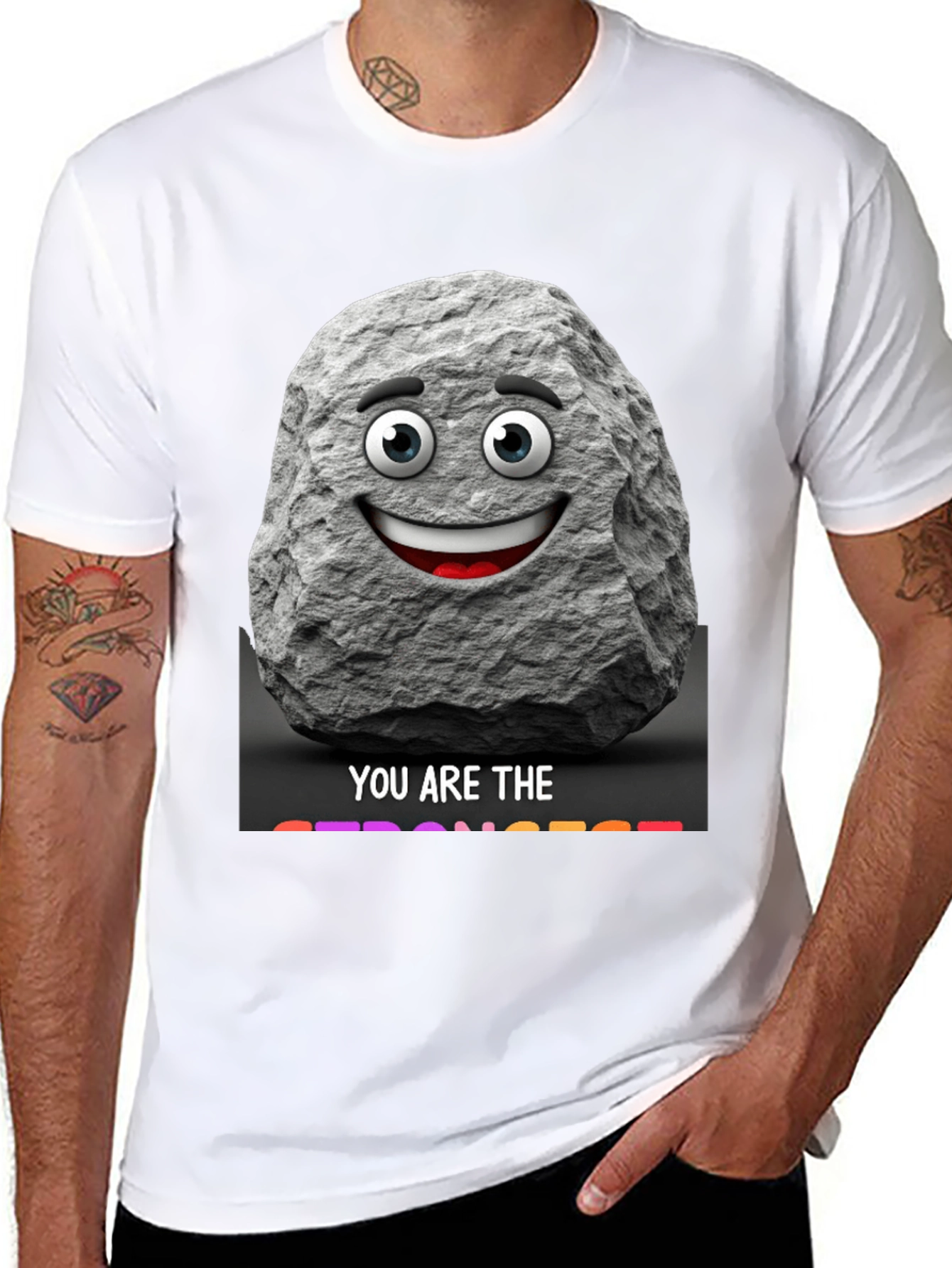 Strong As A Rock Graphic T-Shirt