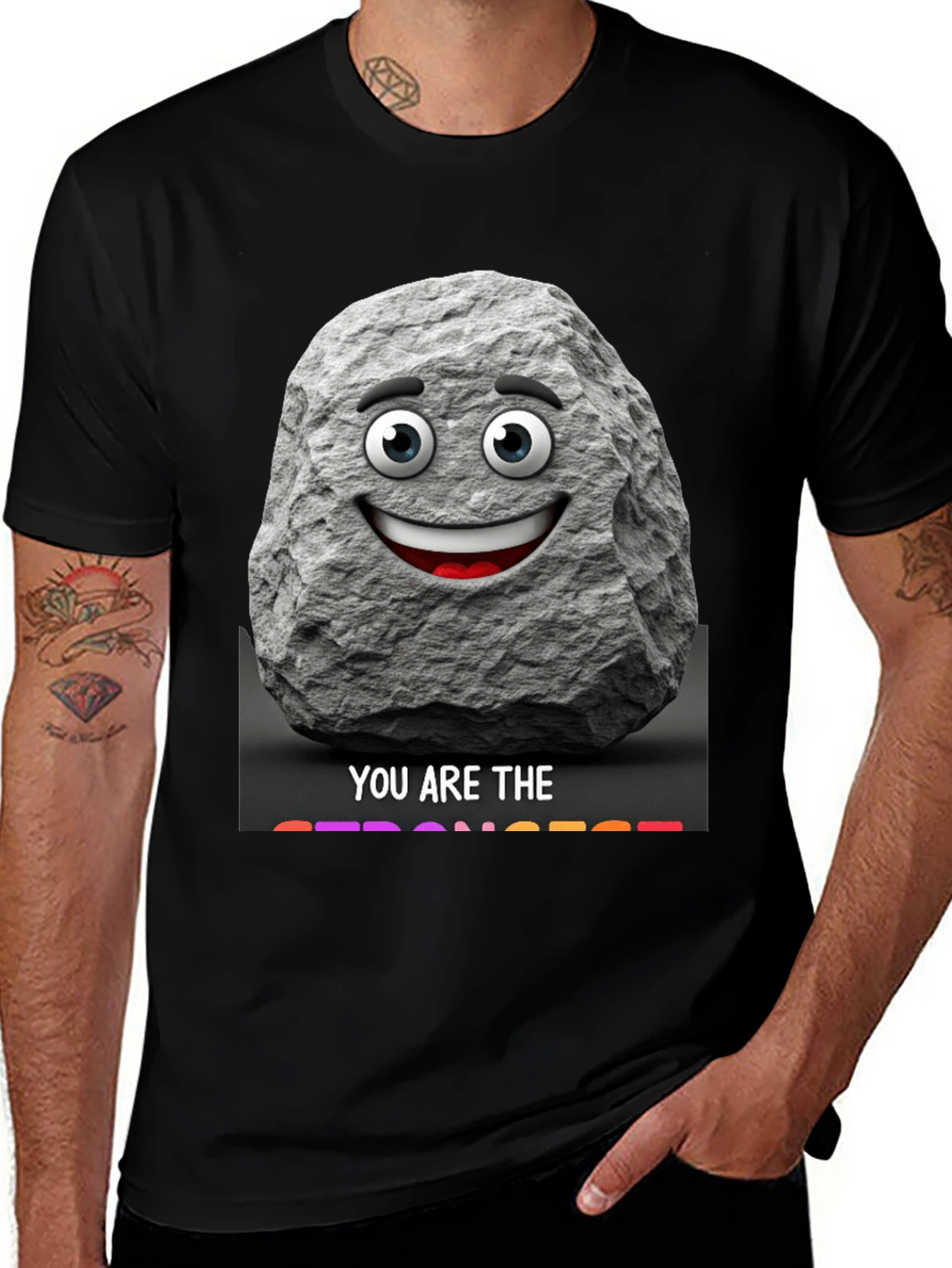 Strong As A Rock Graphic T-Shirt