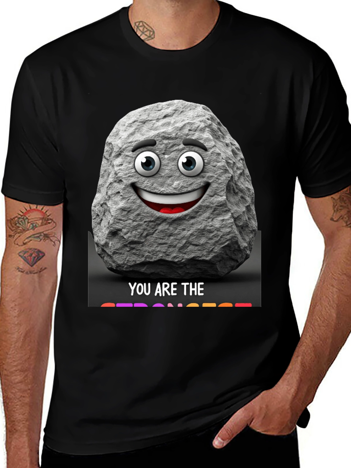 Strong As A Rock Graphic T-Shirt