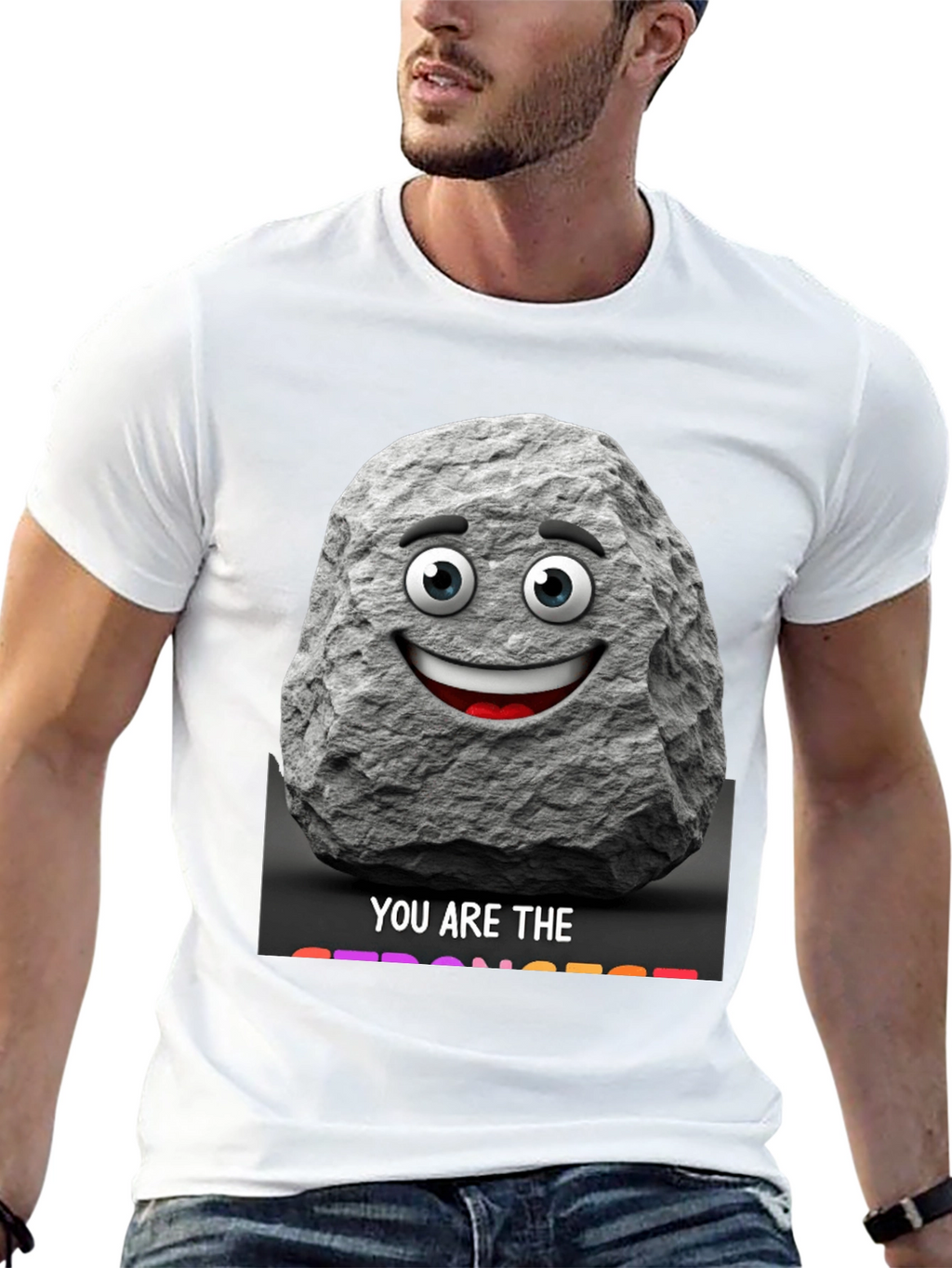 Strong As A Rock Graphic T-Shirt