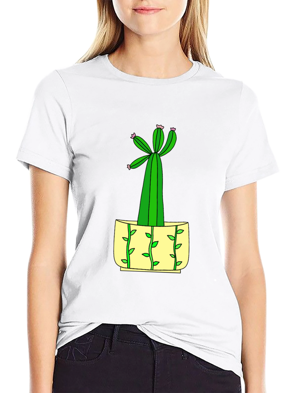 Cactus Graphic Tee - Unique Plant Lover Gift