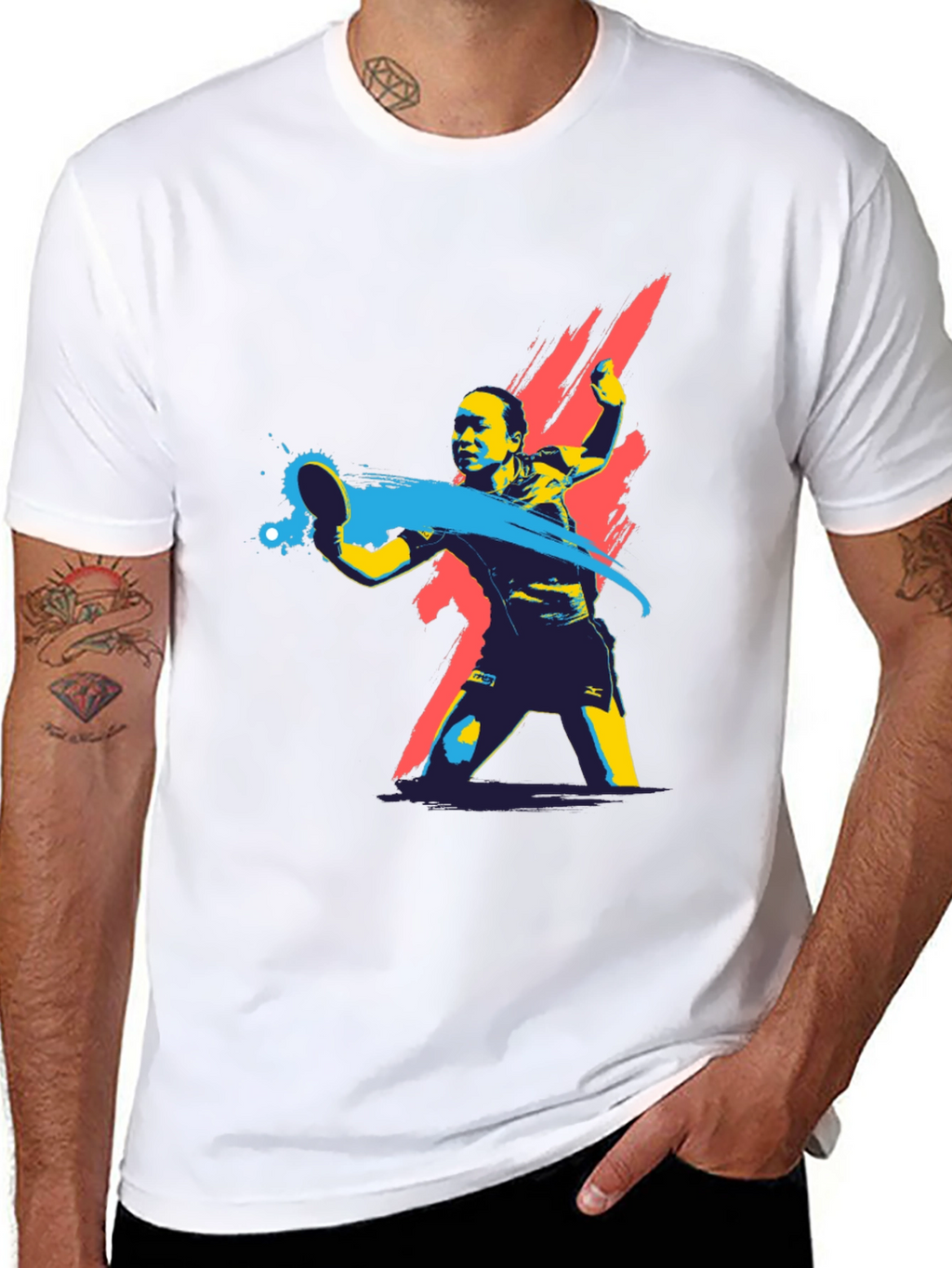 Table Tennis Graphic Tee - Cool Sporty Design