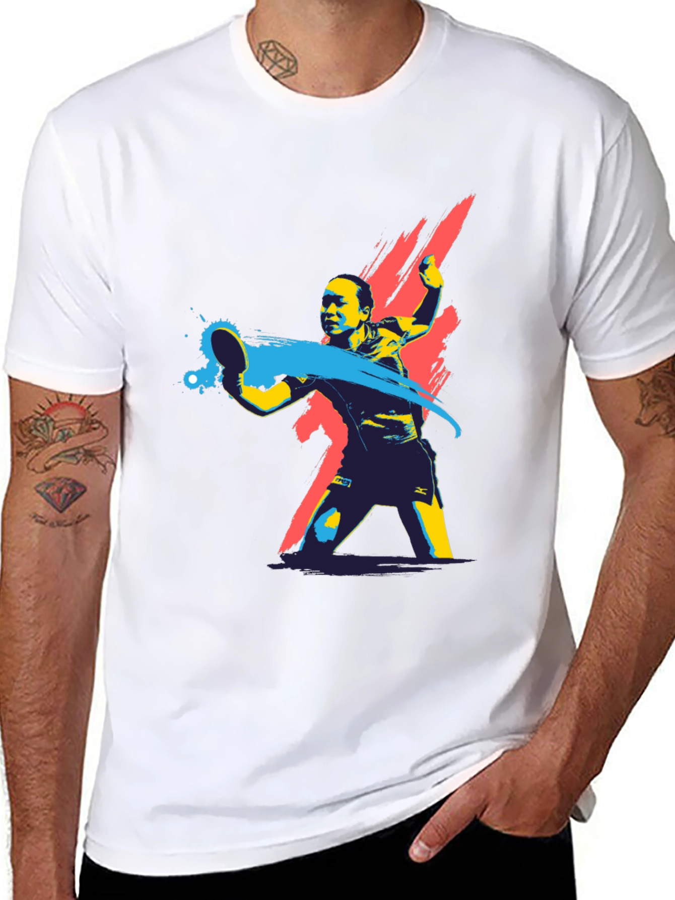 Table Tennis Graphic Tee - Cool Sporty Design