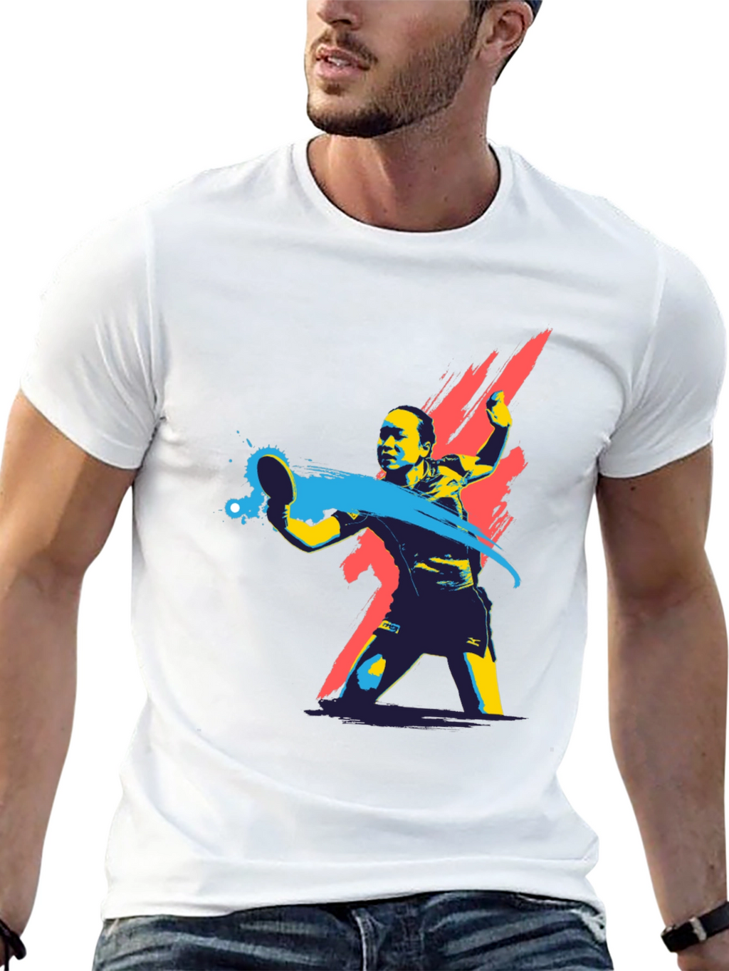Table Tennis Graphic Tee - Cool Sporty Design