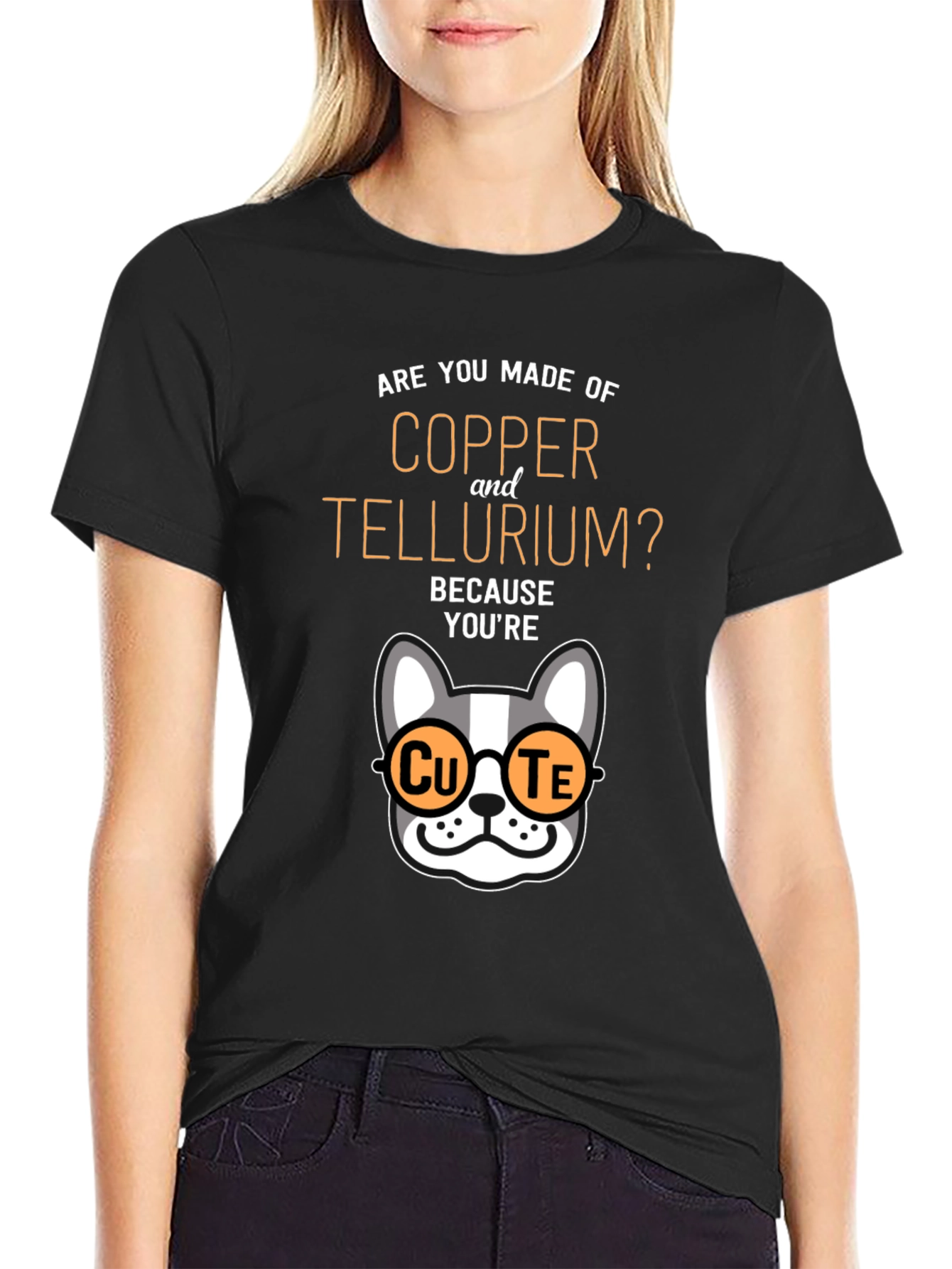 Cute Copper & Tellurium Dog Graphic Tee