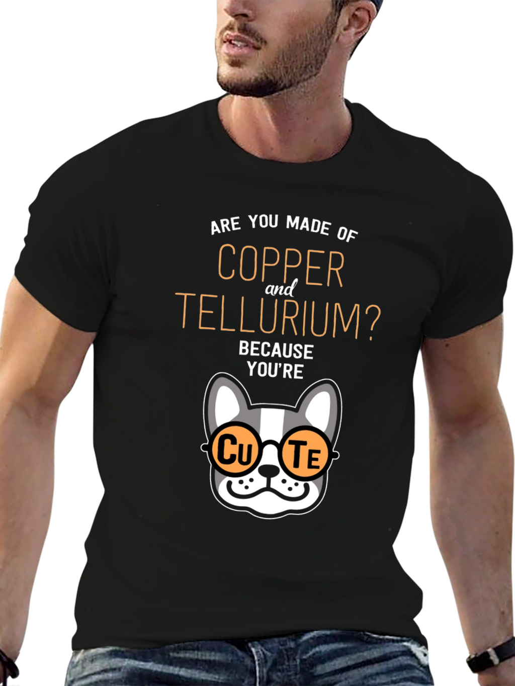 Cute Copper & Tellurium Dog Graphic Tee
