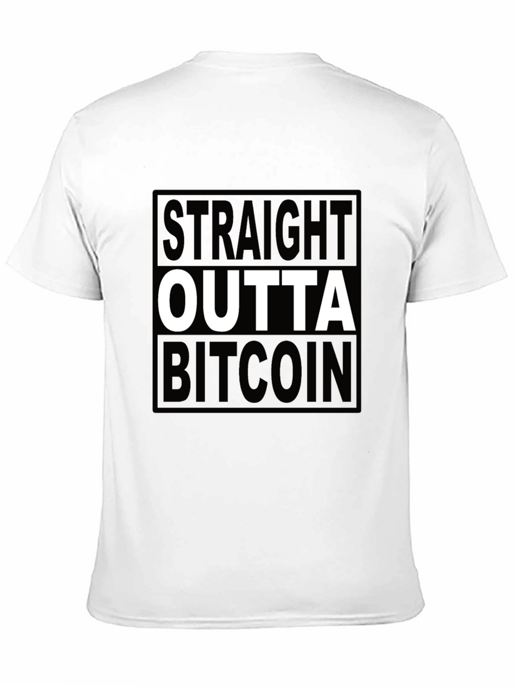 Straight Outta Bitcoin Black T-Shirt
