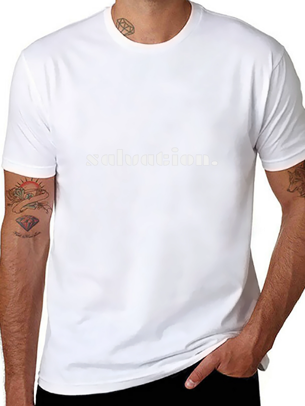 Salvation Graphic Tee - Stylish Black Cotton T-Shirt