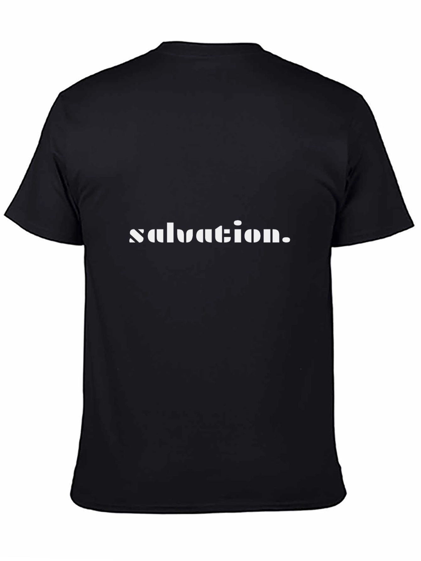 Salvation Graphic Tee - Stylish Black Cotton T-Shirt