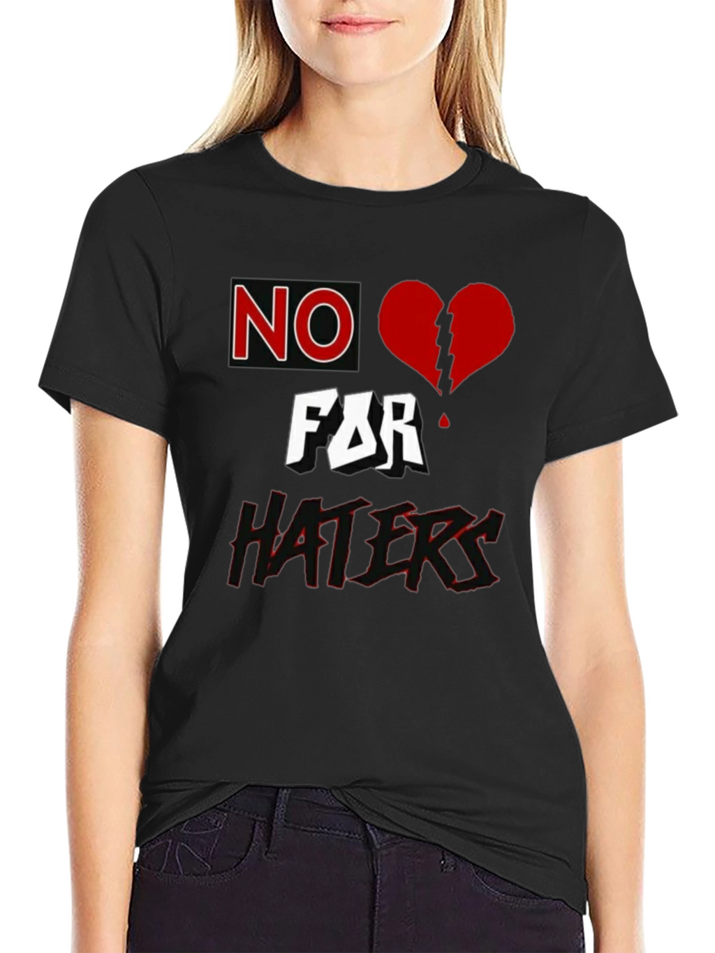 No Love for Haters Graphic T-Shirt