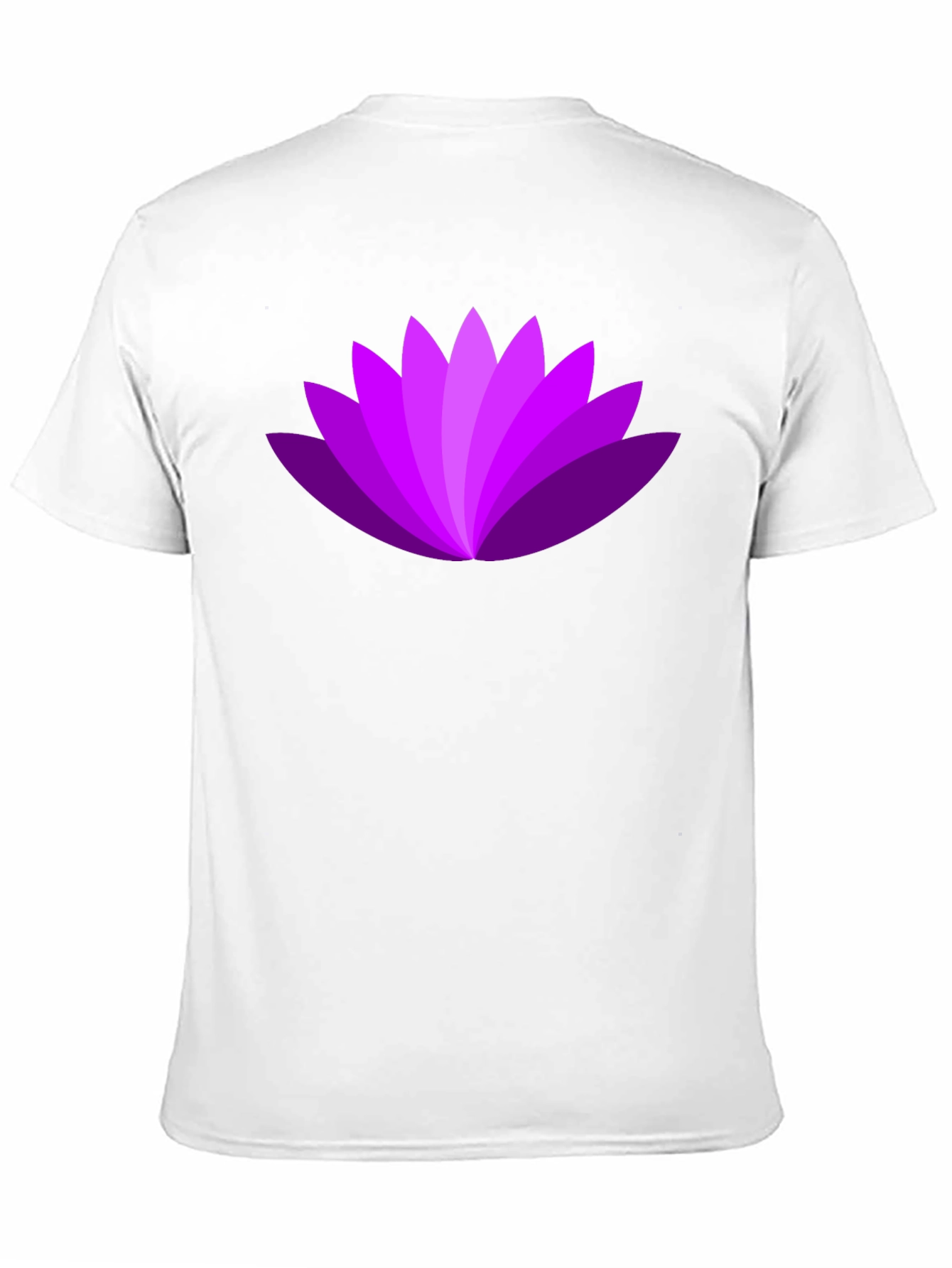Purple Lotus Flower Graphic T-Shirt