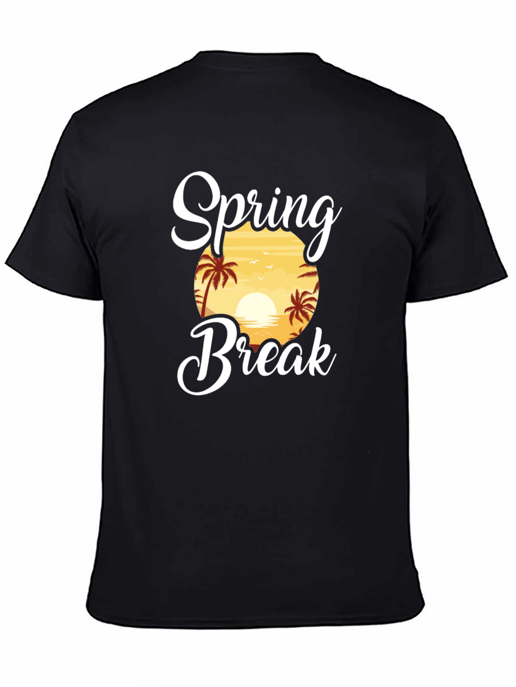 Spring Break T-Shirt - Tropical Sunset Tee