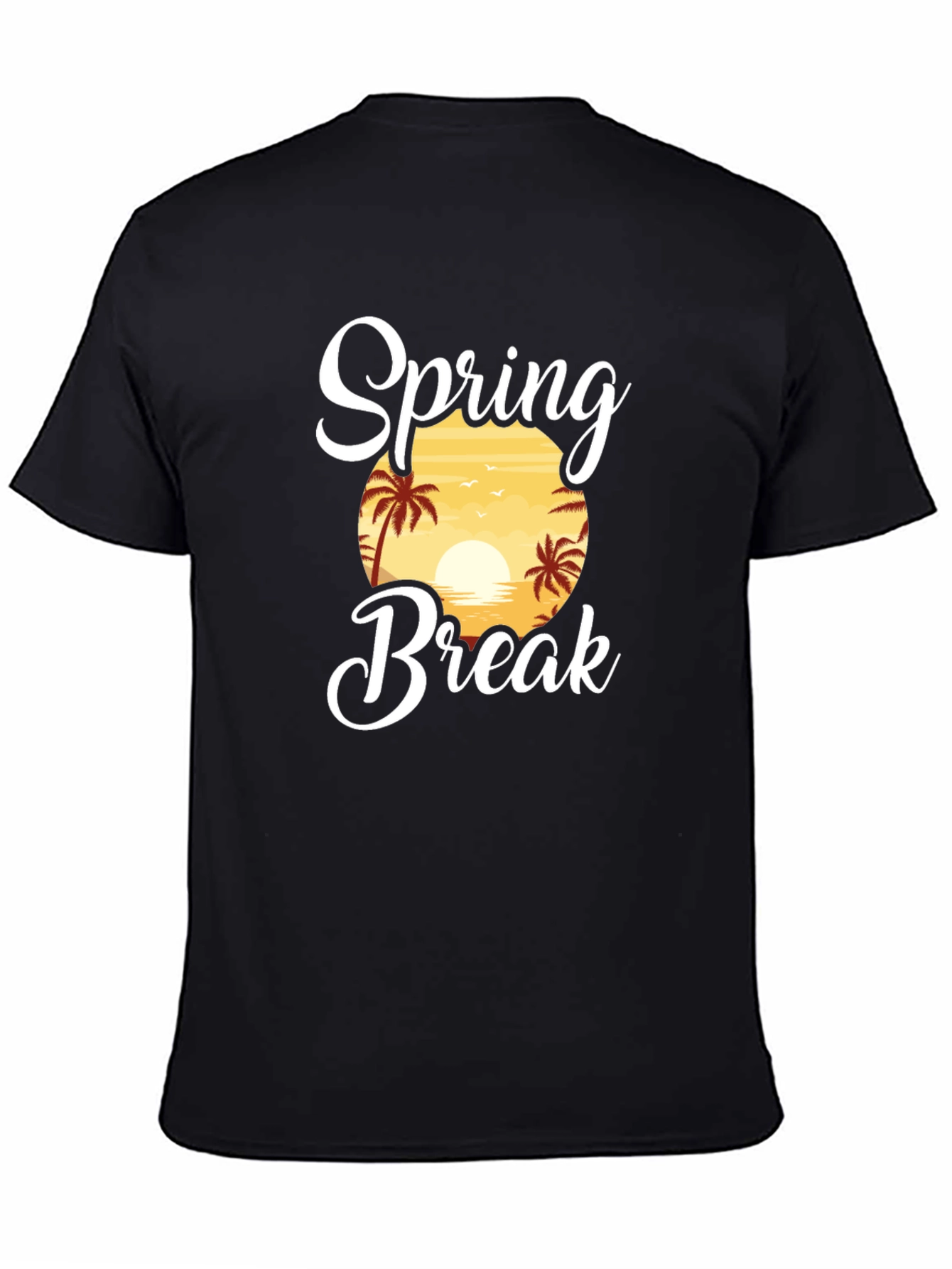 Spring Break T-Shirt - Tropical Sunset Tee