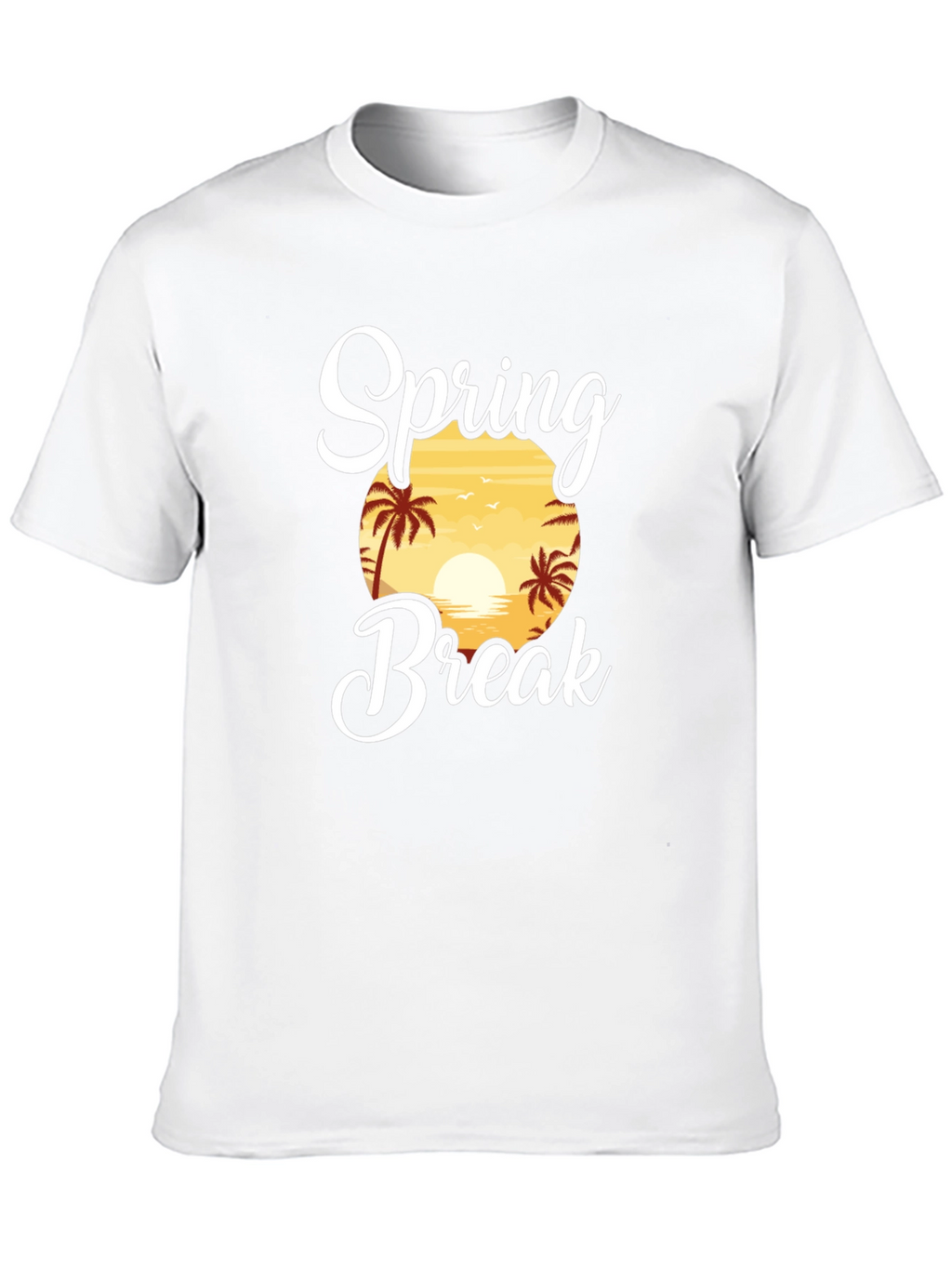 Spring Break T-Shirt - Tropical Sunset Tee