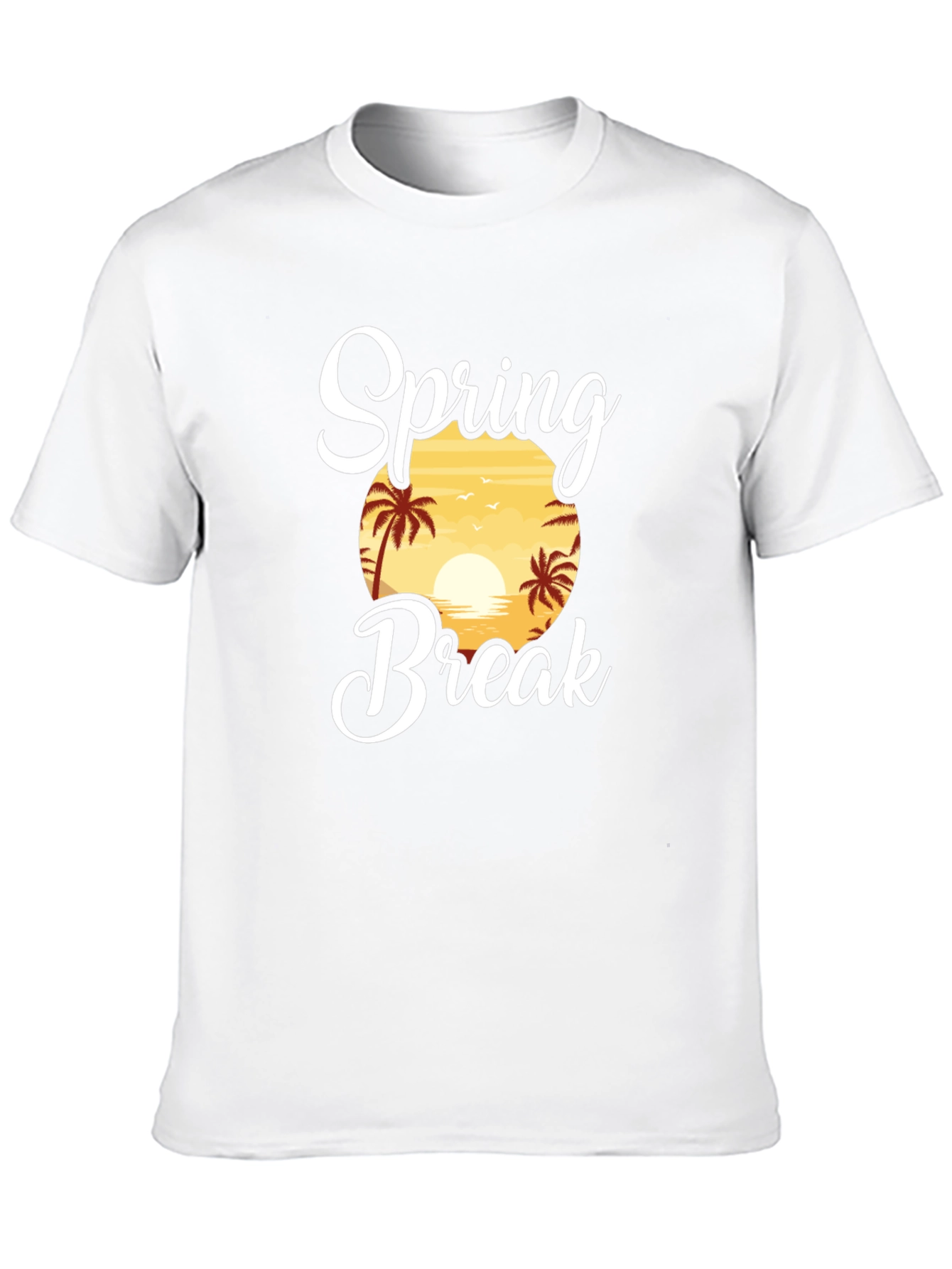 Spring Break T-Shirt - Tropical Sunset Tee