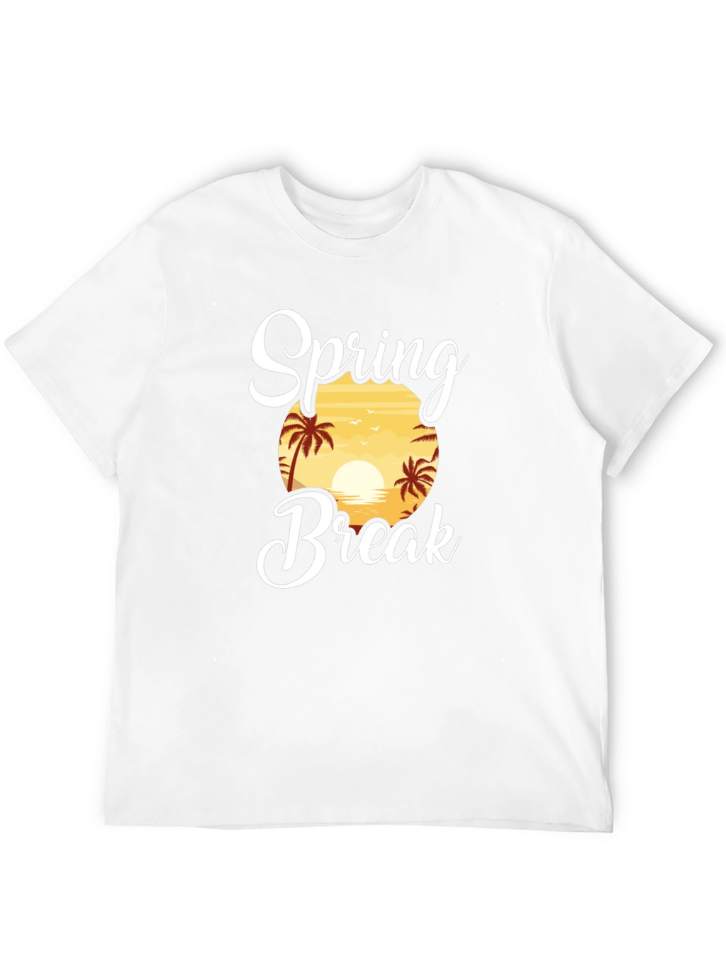 Spring Break T-Shirt - Tropical Sunset Tee