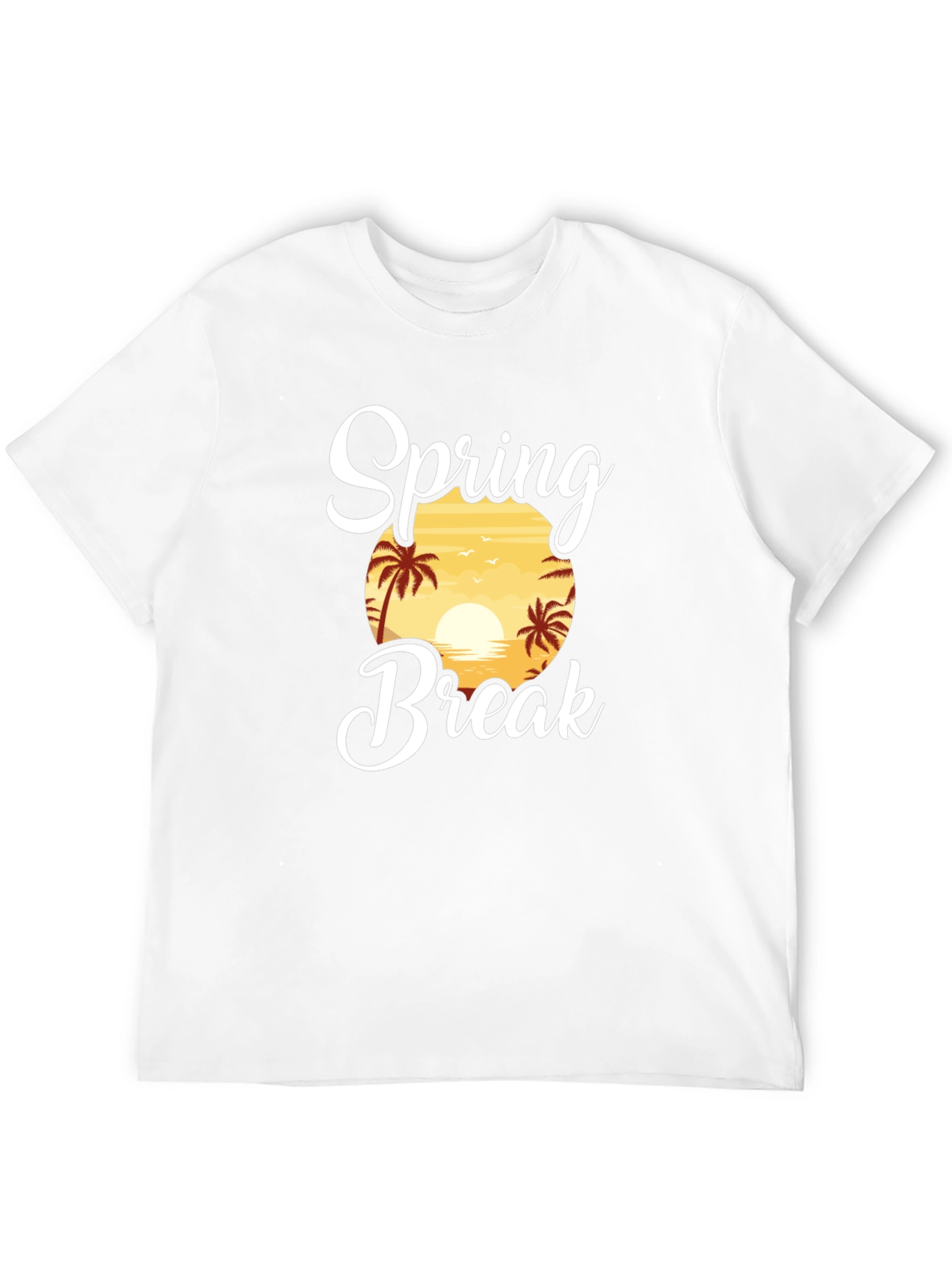 Spring Break T-Shirt - Tropical Sunset Tee