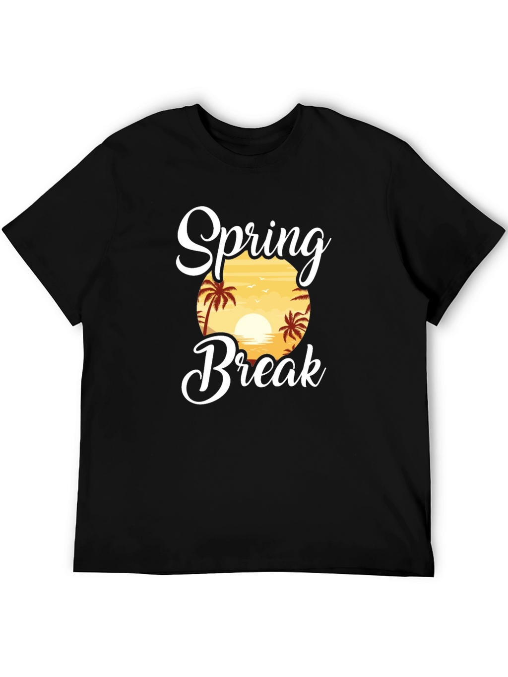 Spring Break T-Shirt - Tropical Sunset Tee