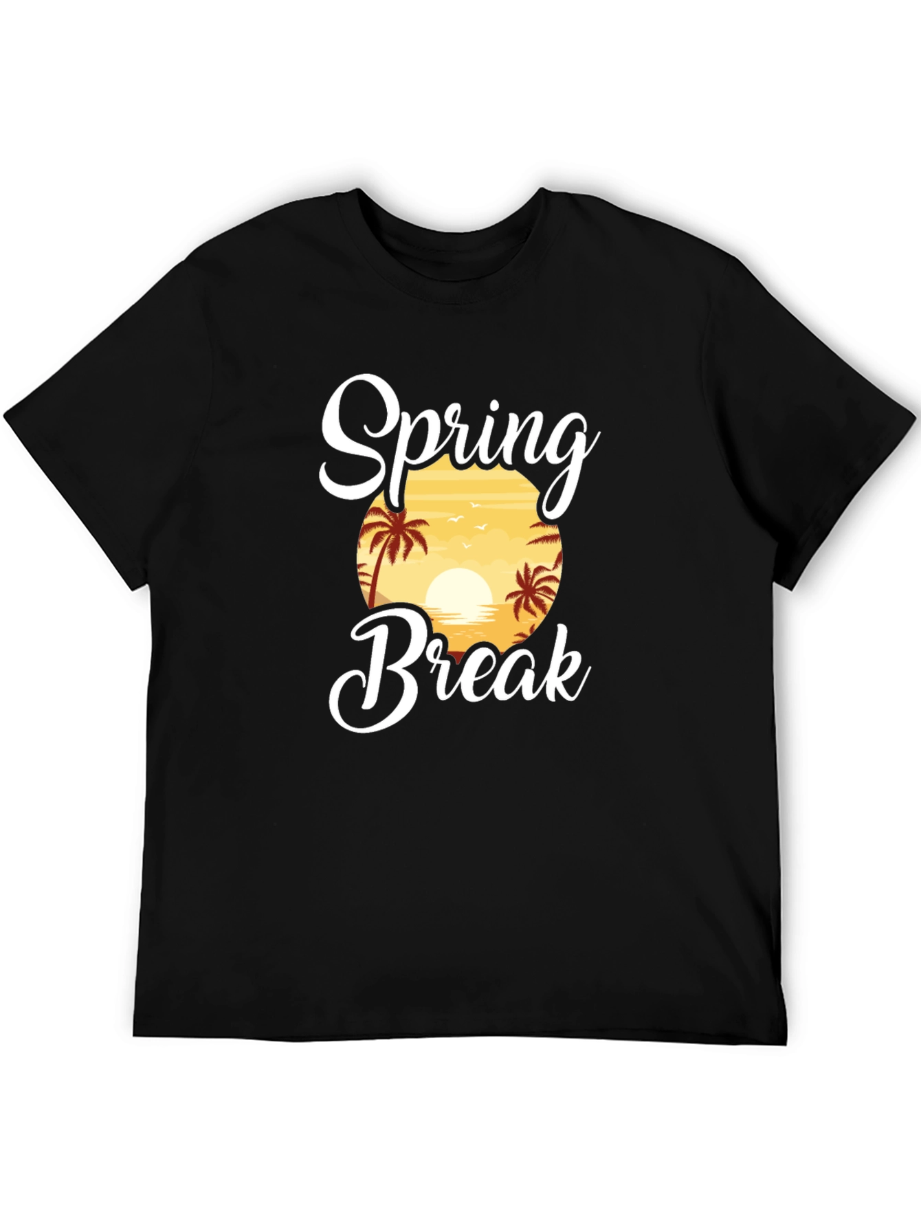 Spring Break T-Shirt - Tropical Sunset Tee