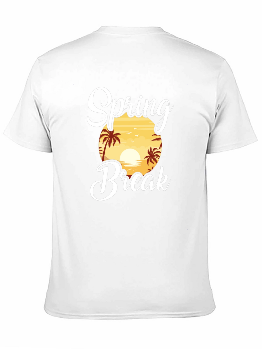 Spring Break T-Shirt - Tropical Sunset Tee