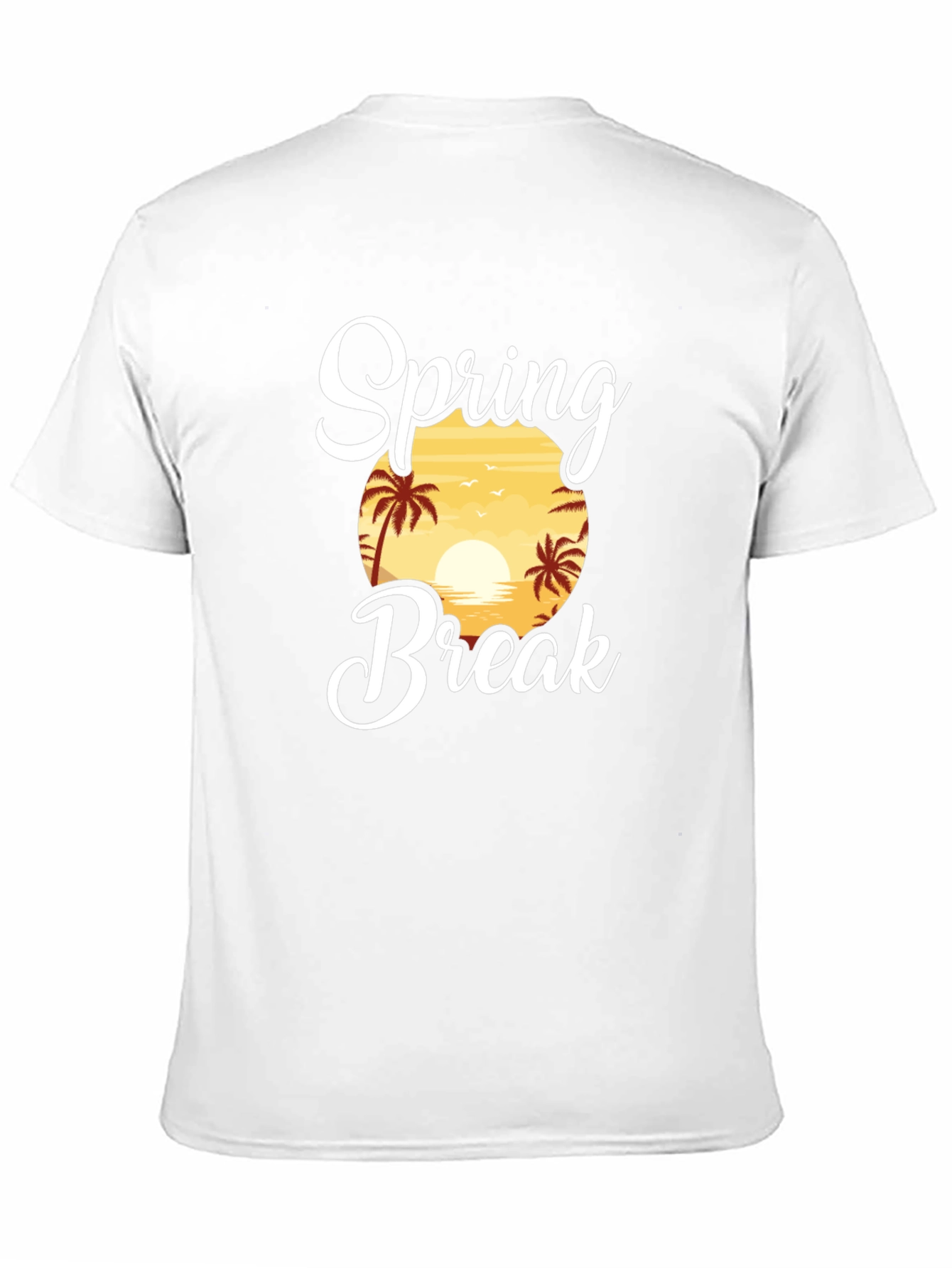 Spring Break T-Shirt - Tropical Sunset Tee