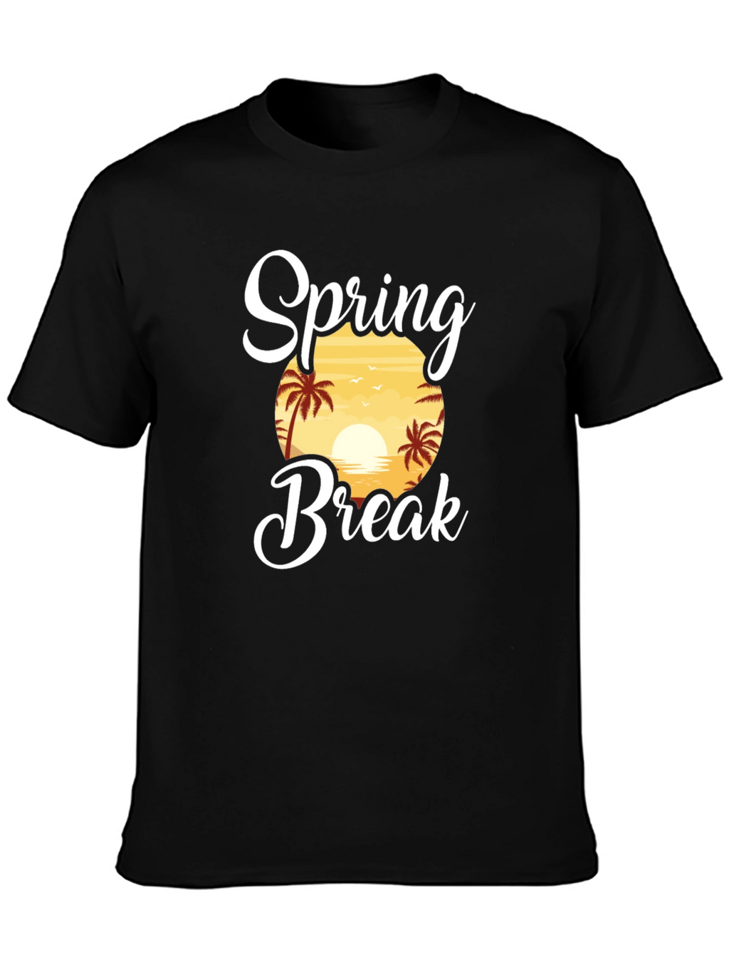 Spring Break T-Shirt - Tropical Sunset Tee