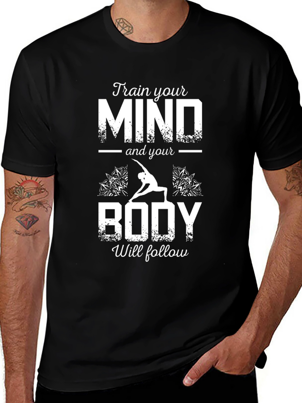 Train Your Mind T-Shirt - Motivational Graphic Tee