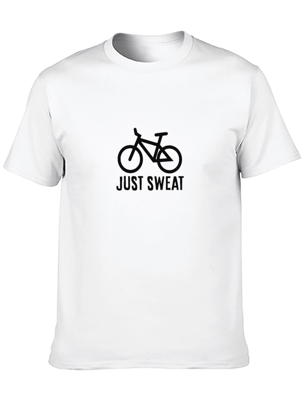 Just Sweat Bike Graphic Tee - Black