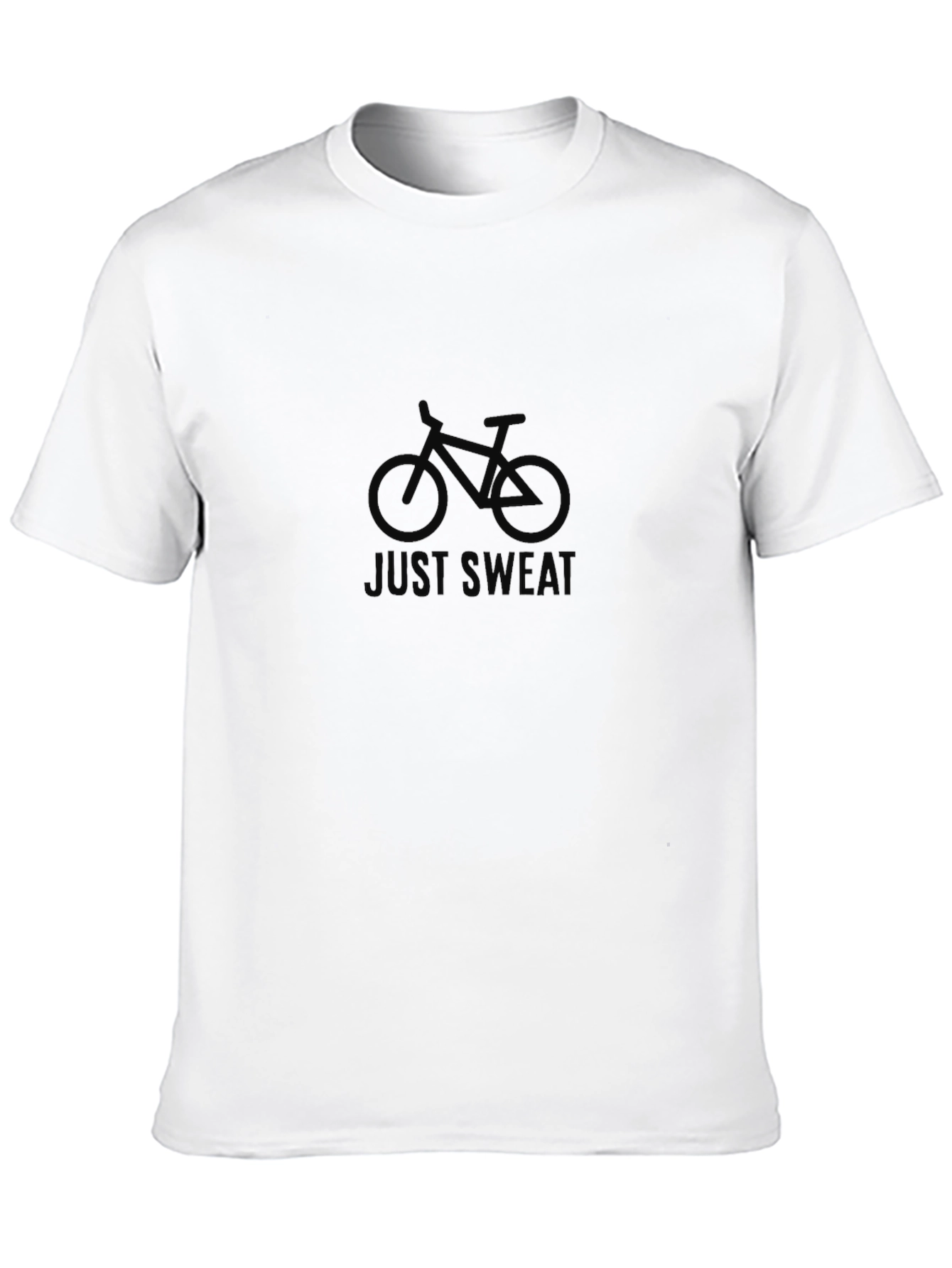 Just Sweat Bike Graphic Tee - Black